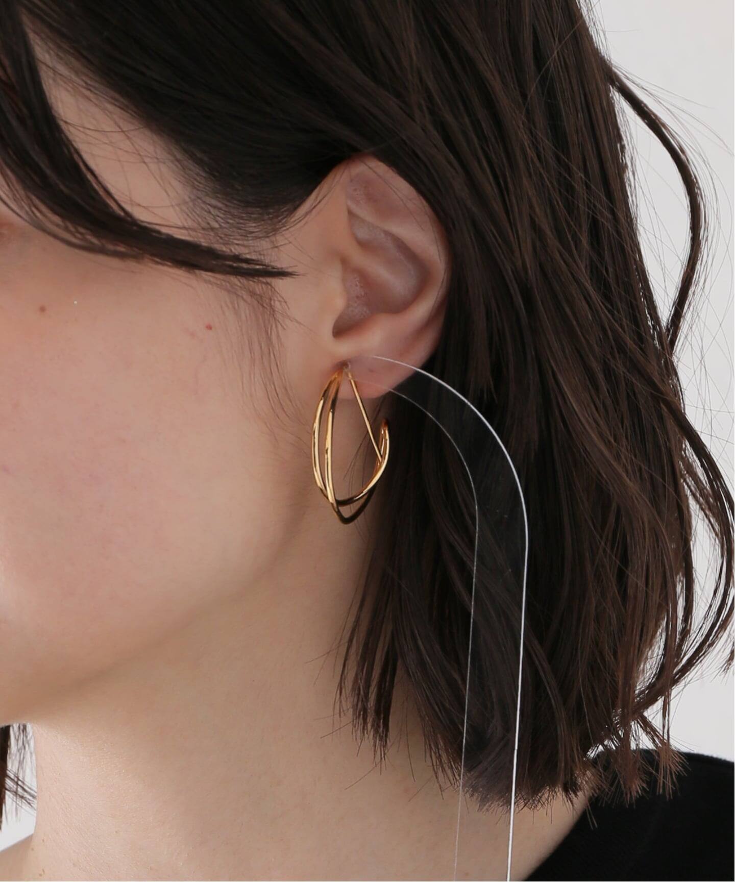 BAR Jewellery/バージュエリー CROSSED PATHS PIERCE ピアス(両