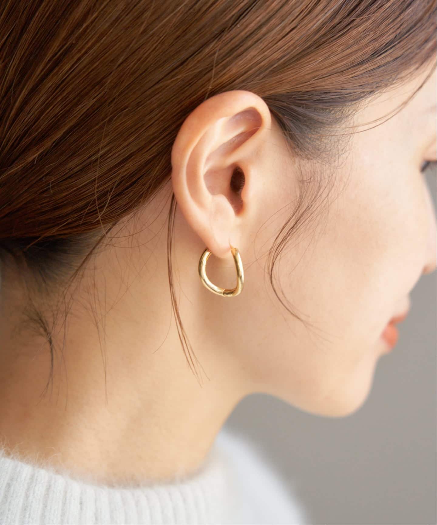 BAR Jewellery バージュエリー CHUNKY OUTLINE ピアス BAR Jewellery/バージュエリー CHUNKY OUTLINE PIERCE ピアス(両