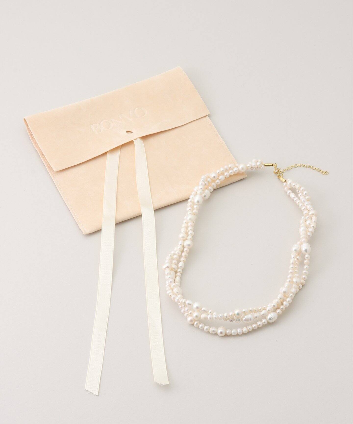 IENA ル ボンボン cocoon pearl necklace WH Pearl Choker