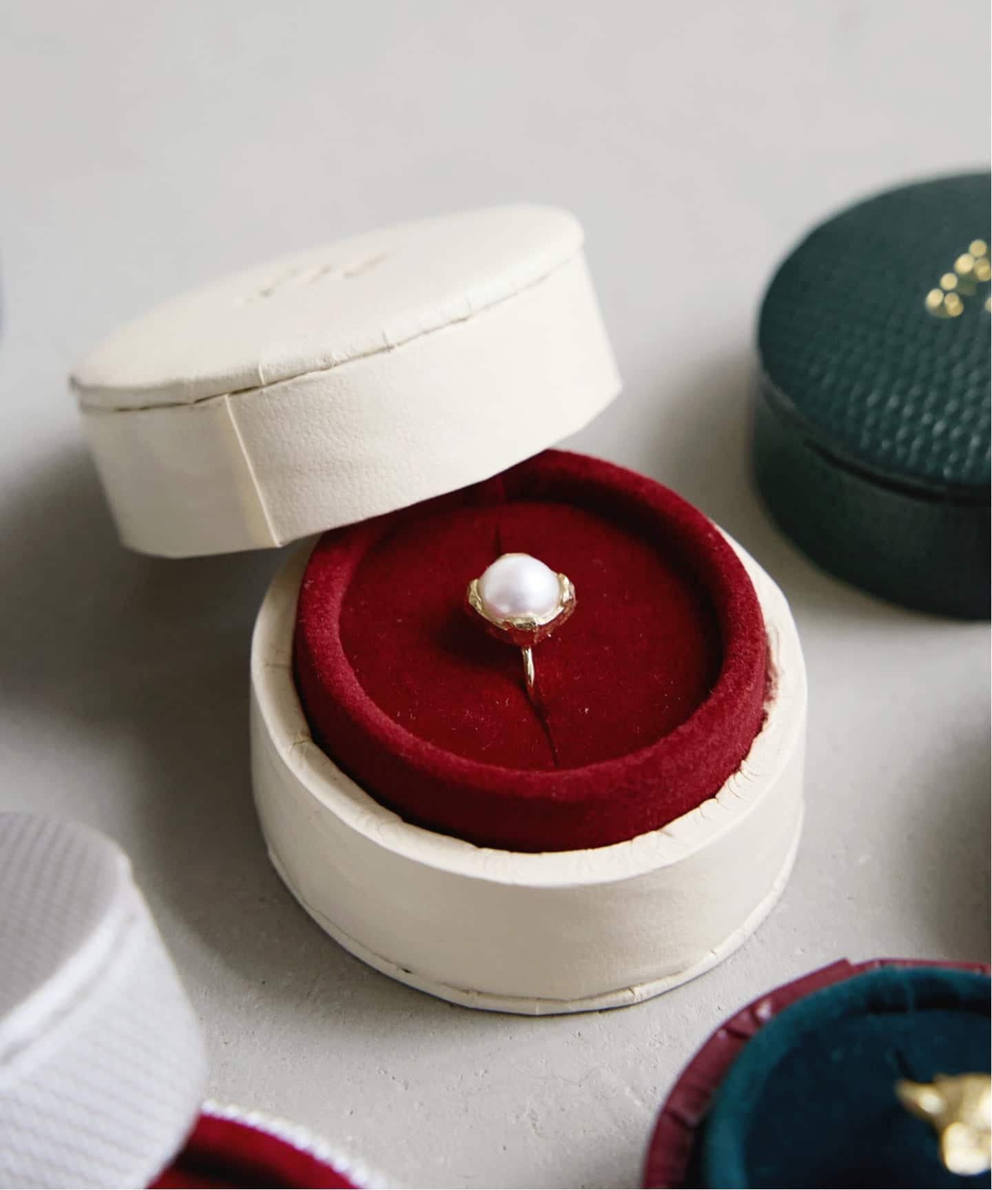 GIGI/ジジ 別注 PEARL SQUARE RING EX（リング）｜IENA（イエナ）の