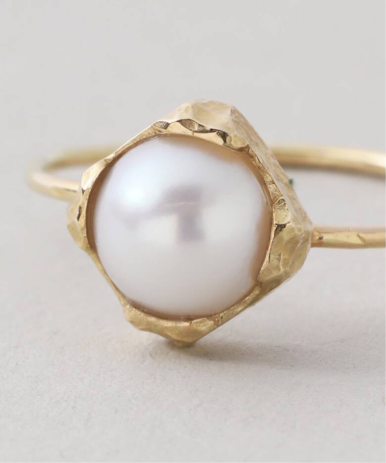 GIGI/ジジ 別注 PEARL SQUARE RING EX（リング）｜IENA（イエナ）の 