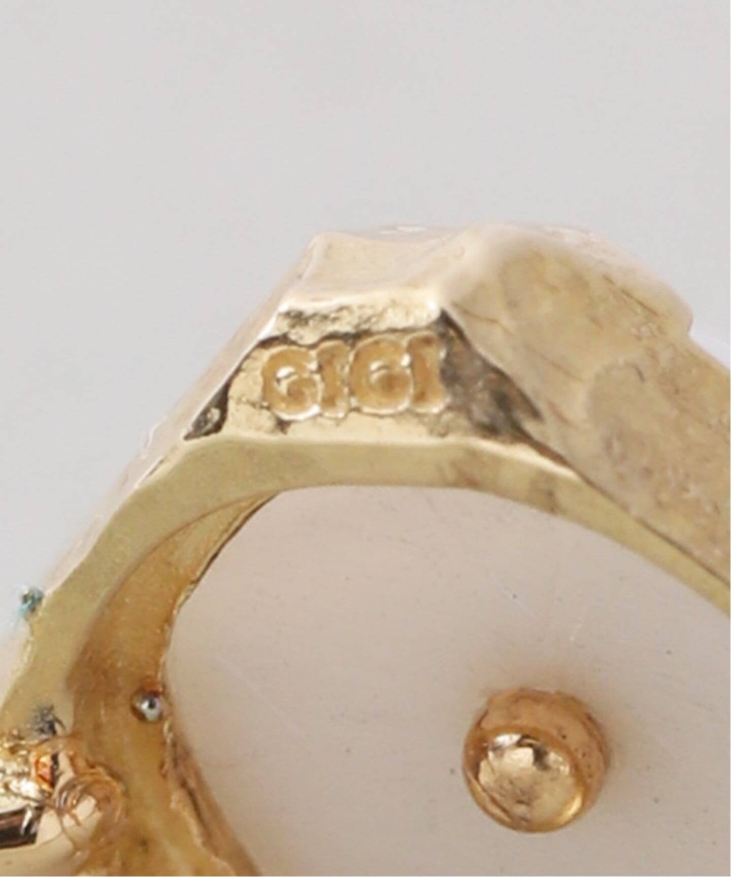 GIGI/ジジ 別注 PEARL SQUARE RING EX（リング）｜IENA（イエナ）の