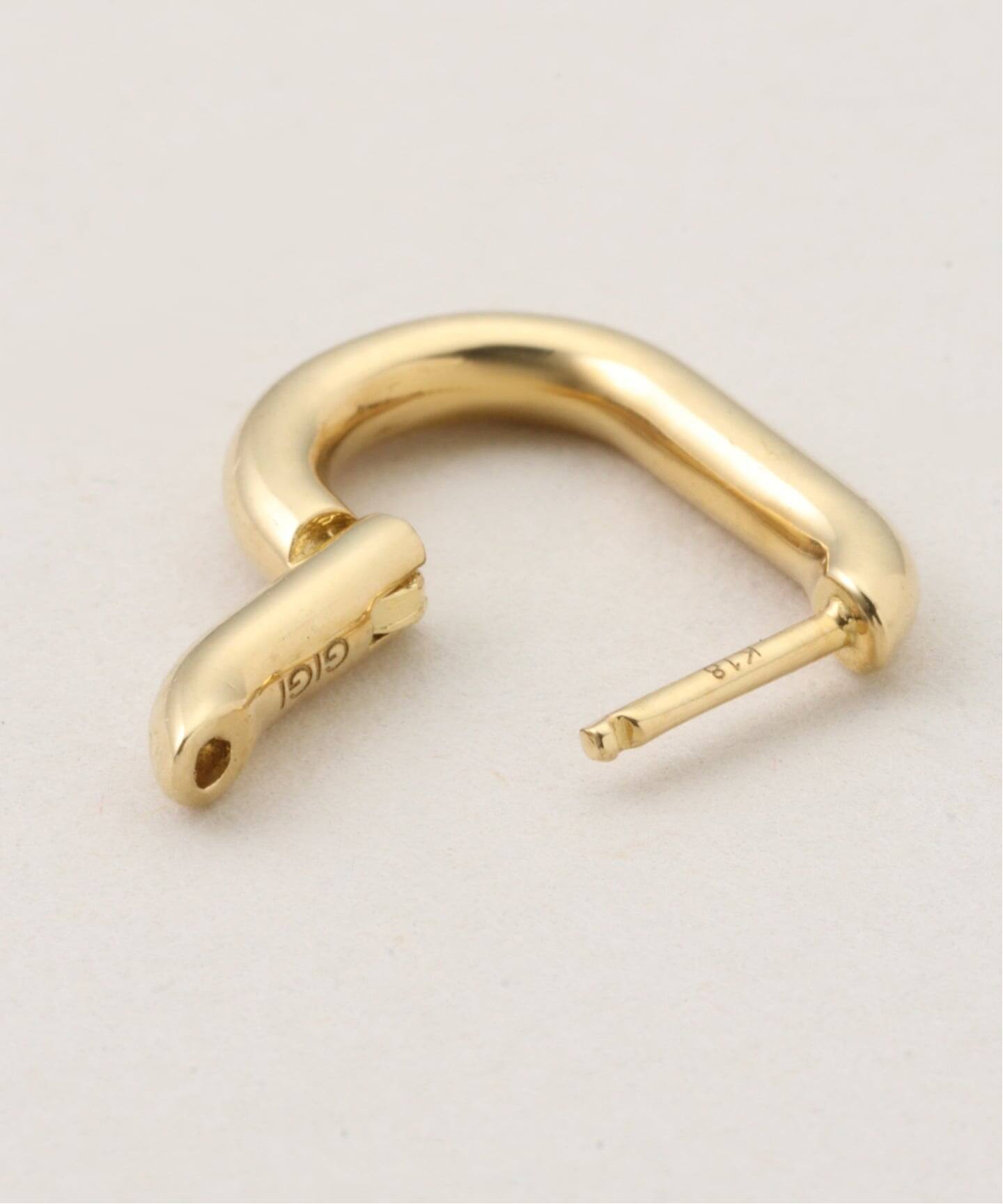 GIGI/ジジ Solid oval earrings ピアス(両耳) S10054（ピアス（両耳用