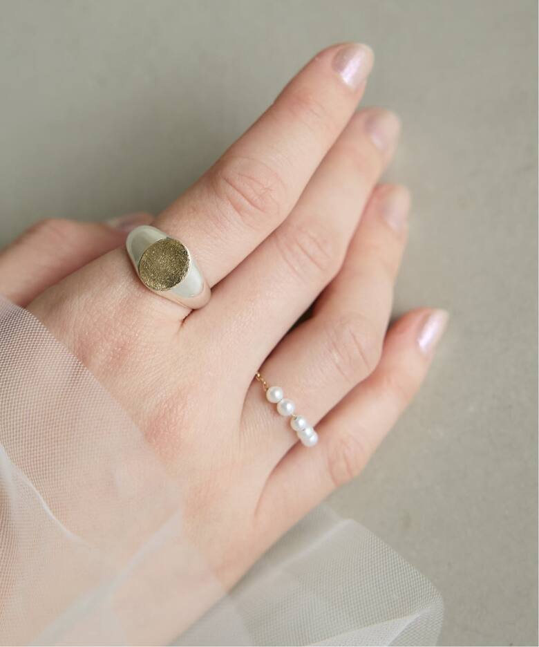 GIGI/ジジ 別注 PEARL CHAIN RING EX（リング）｜IENA（イエナ）の通販 