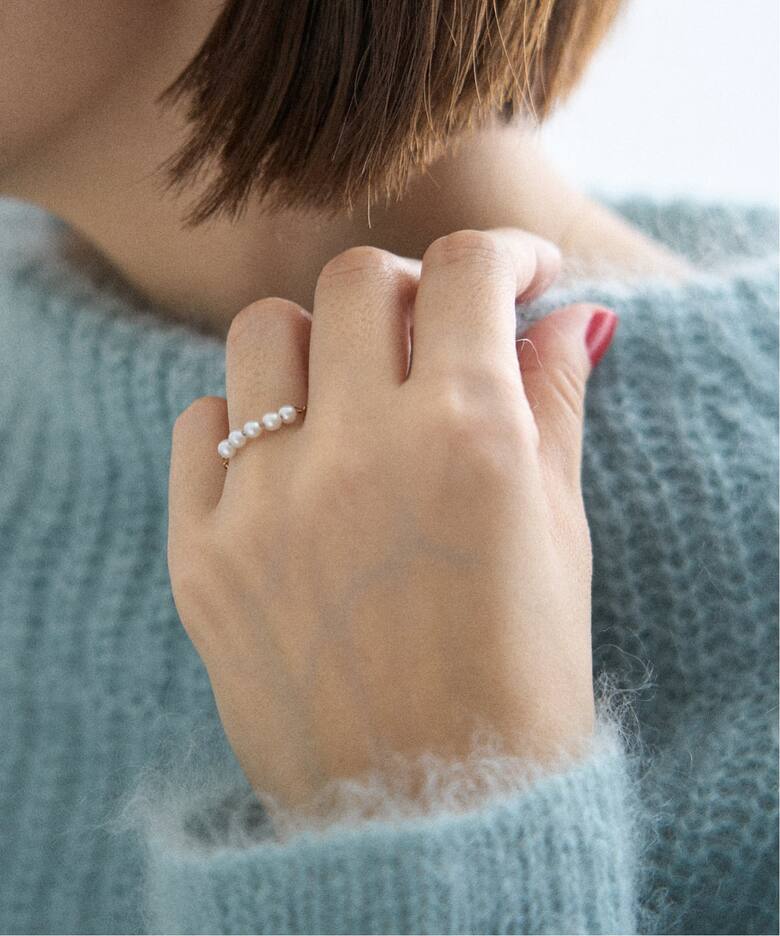 GIGI/ジジ 別注 PEARL CHAIN RING EX（リング）｜IENA（イエナ）の通販 