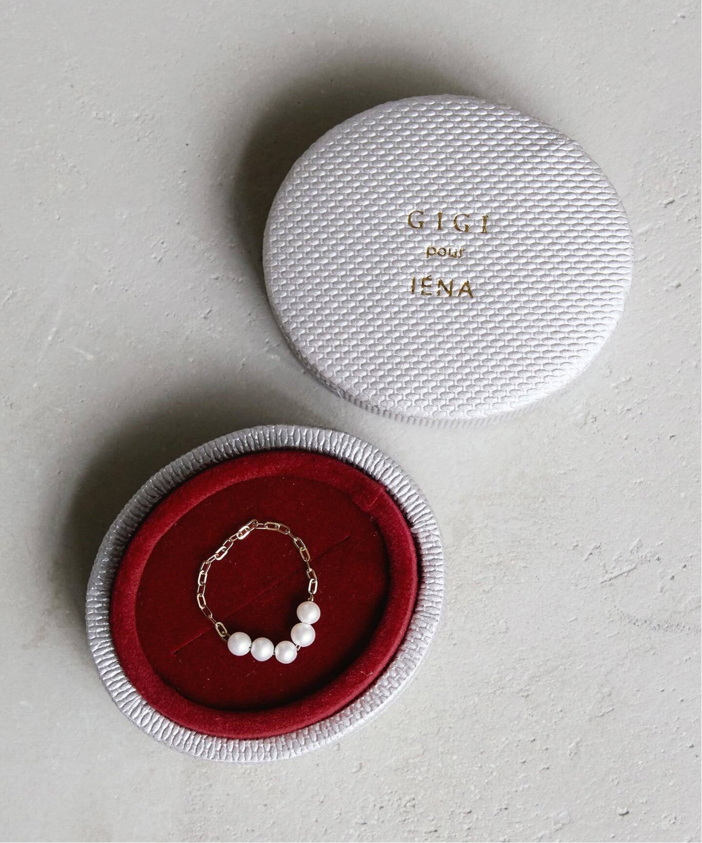 GIGI/ジジ 別注 PEARL CHAIN RING EX（リング）｜IENA（イエナ）の通販 