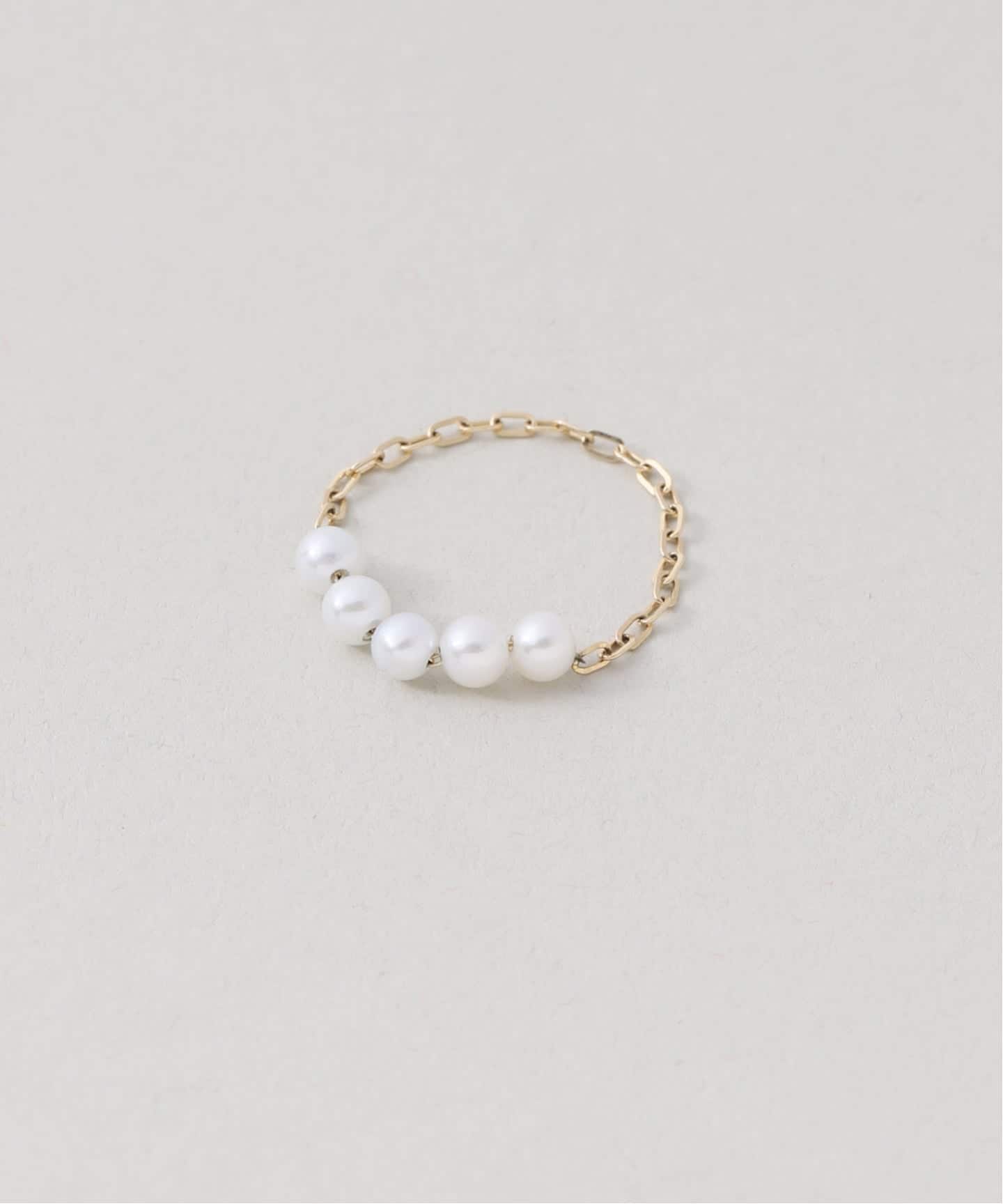 GIGI/ジジ 別注 PEARL CHAIN RING EX（リング）｜IENA（イエナ）の通販