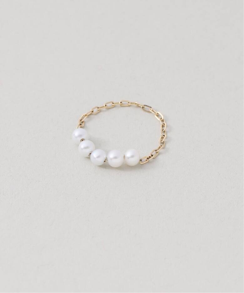 GIGI/ジジ 別注 PEARL CHAIN RING EX（リング）｜IENA（イエナ）の通販 