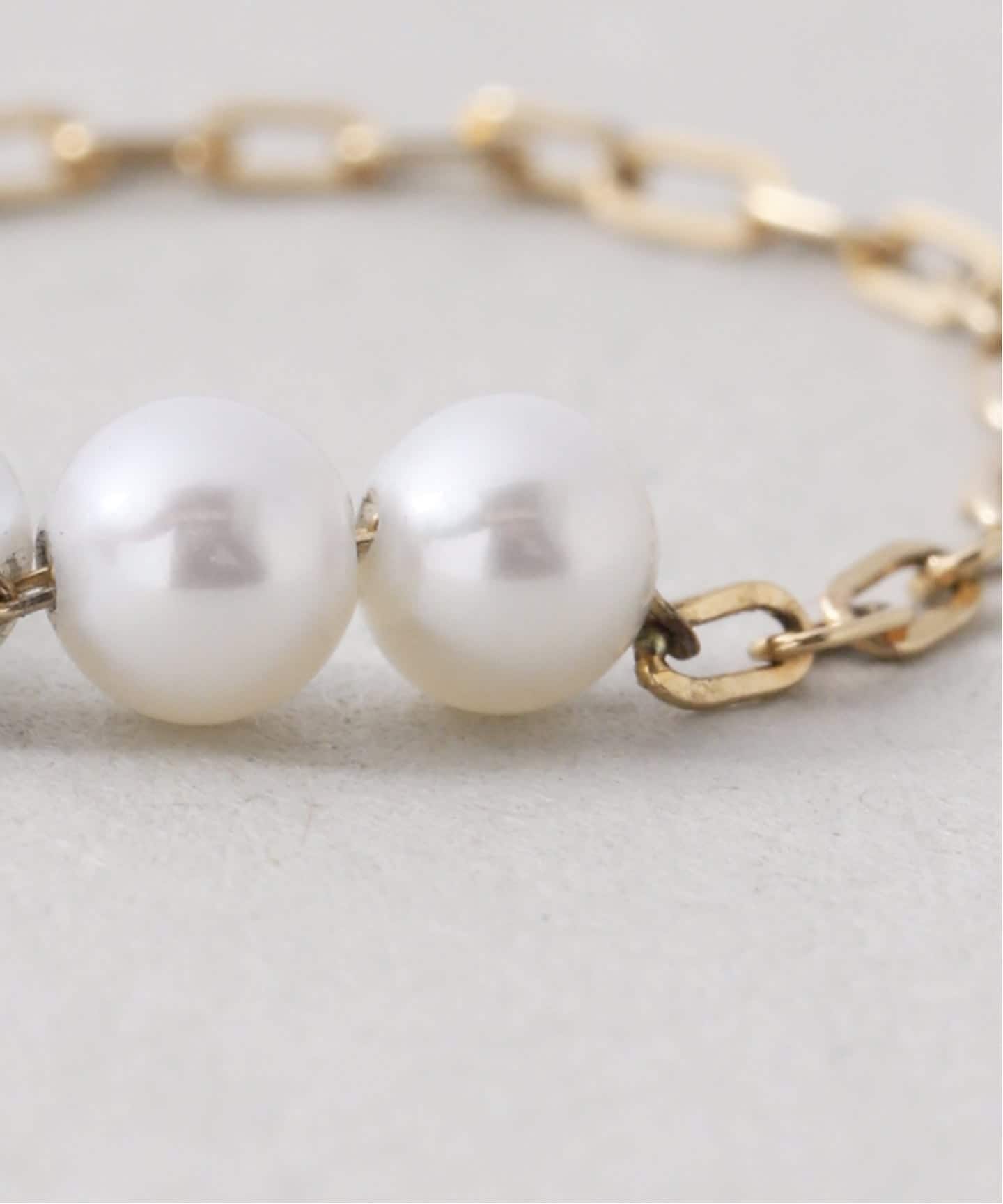 GIGI/ジジ 別注 PEARL CHAIN RING EX（リング）｜IENA（イエナ）の通販