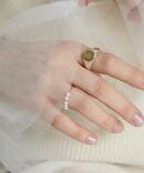 GIGI/ジジ 別注 PEARL CHAIN RING EX