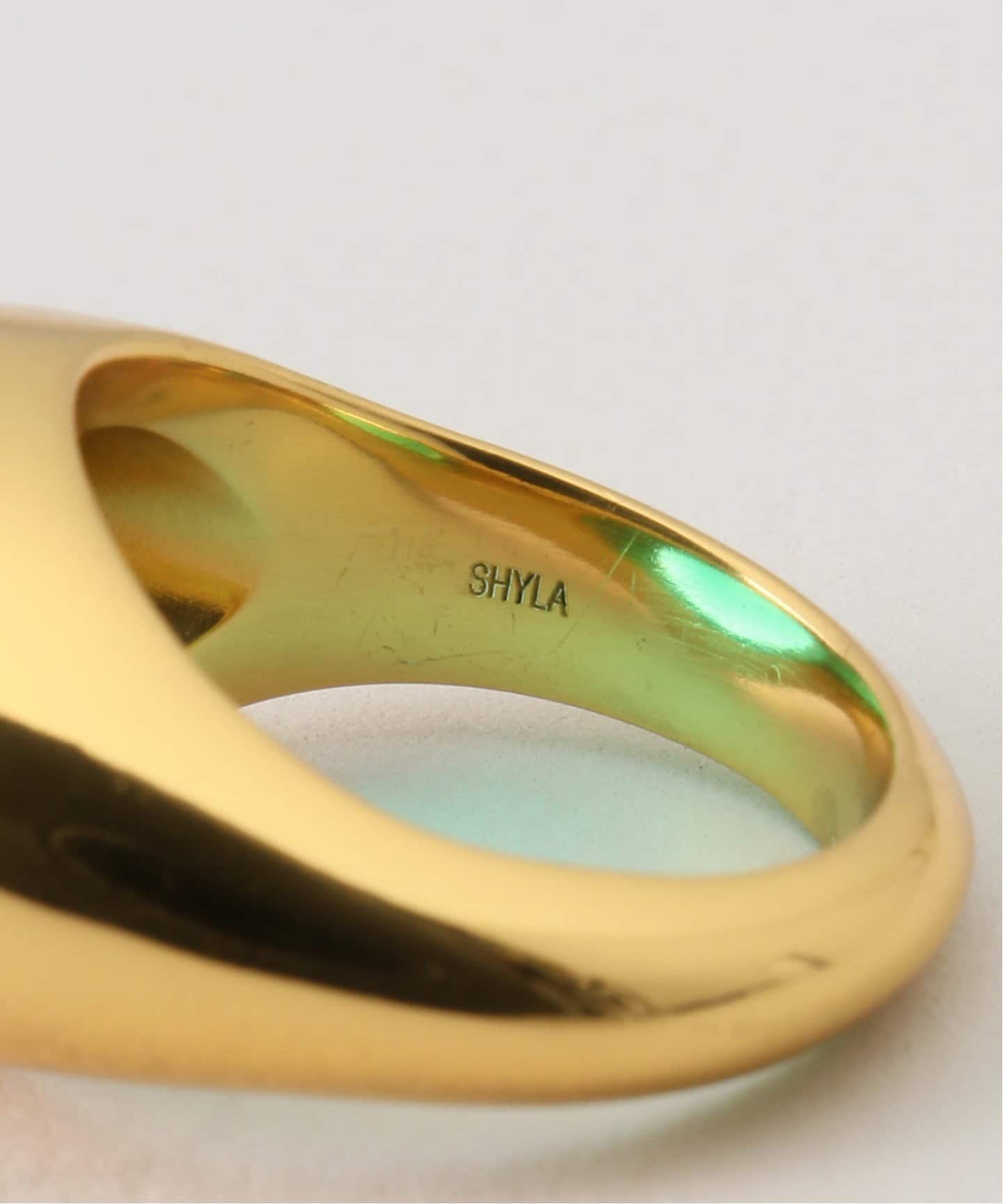 ◆SAHIRA JEWELRY DESIGHN◆キルト リング 送料込 SHYLA/シャイラ Emerald ring リング EMERALD（リング）｜IENA