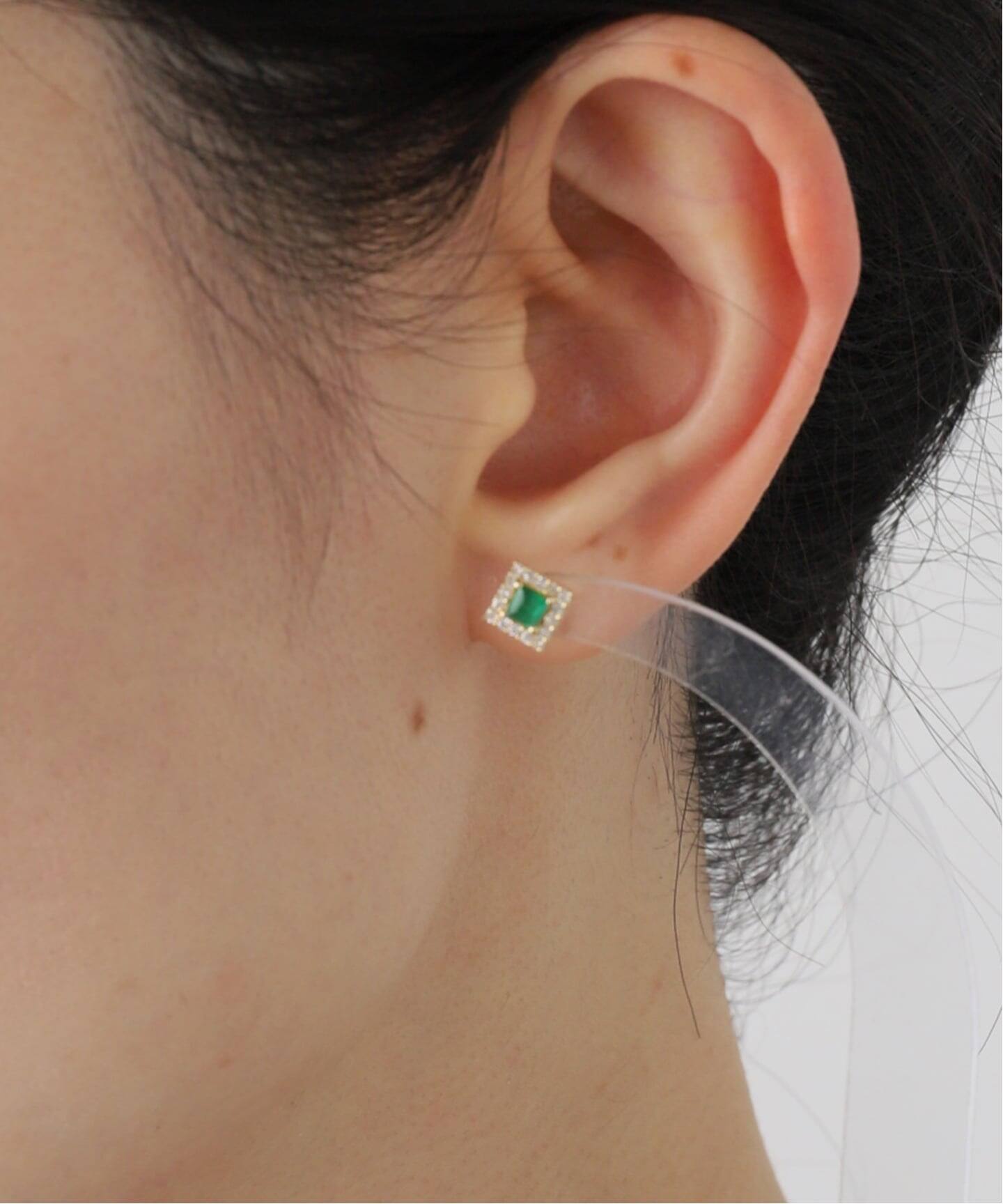 GIGI/ジジ Classic square earring ピアス(両耳) I10059（ピアス（両耳
