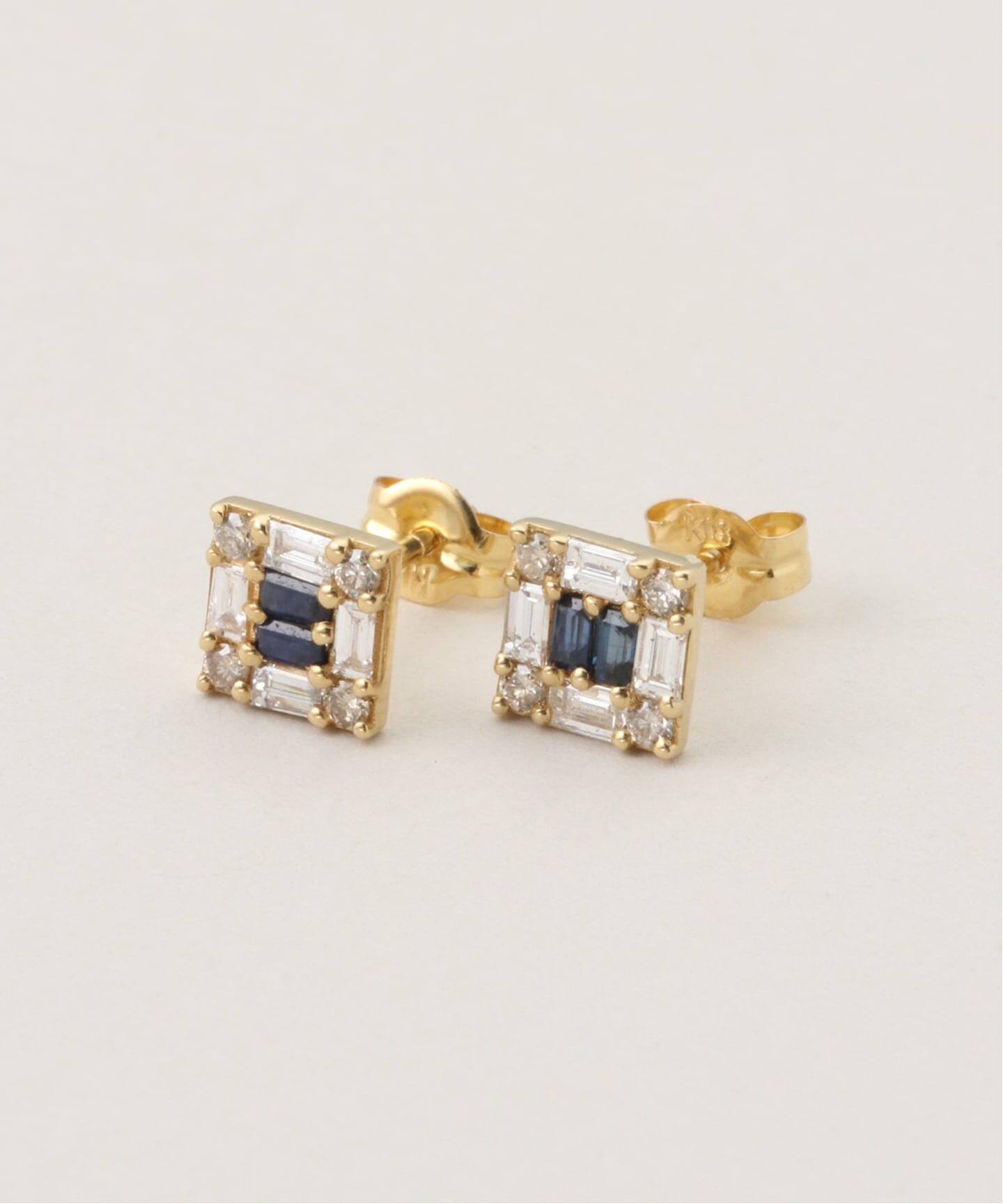GIGI/ジジ Classic square earring ピアス(両耳) I10059（ピアス（両耳 