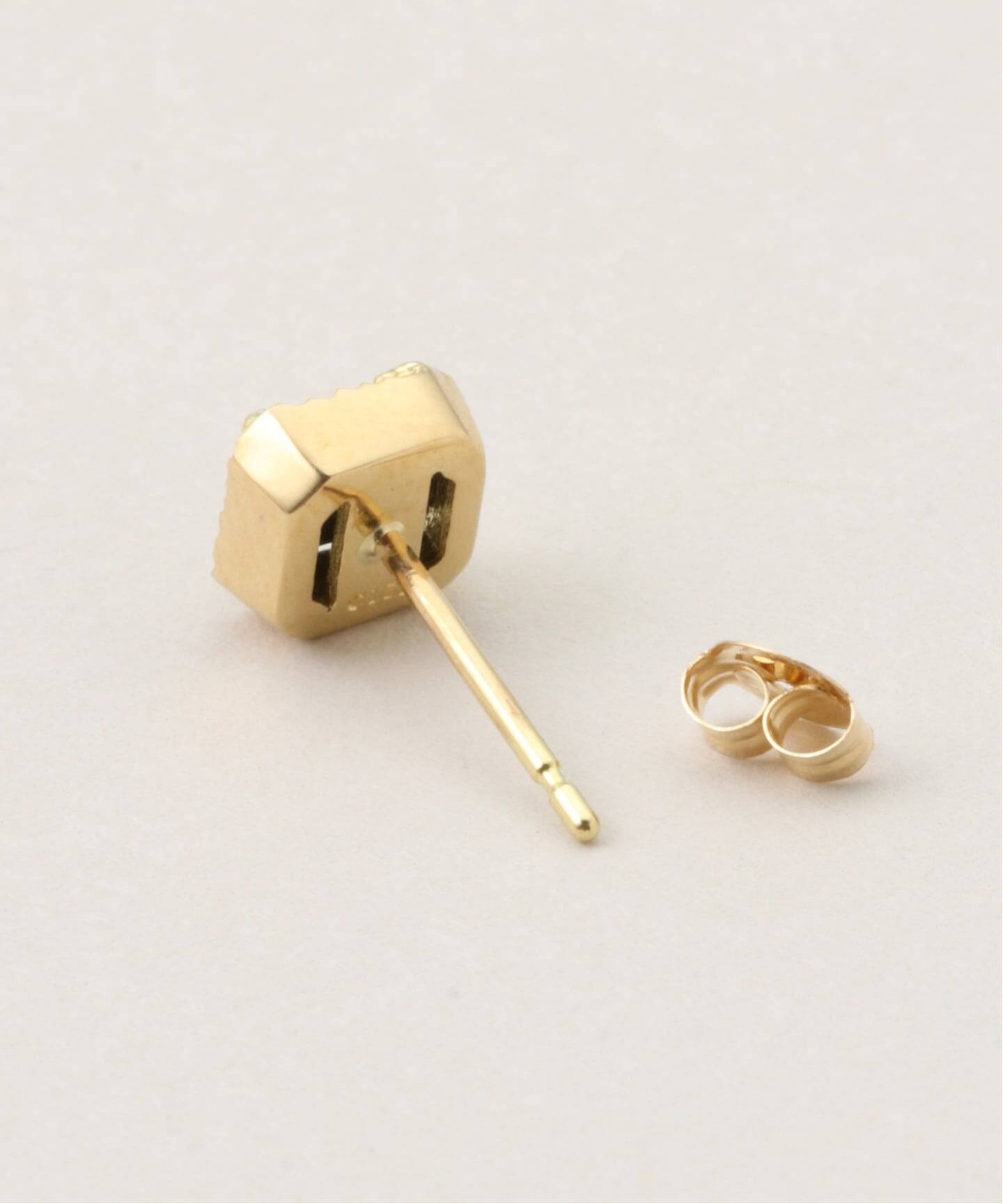 GIGI ジジ　IENA別注　Triangle diamond ピアス　片耳 GIGI/ジジ Onyx earrings ピアス(両耳) H10082（ピアス（両耳用
