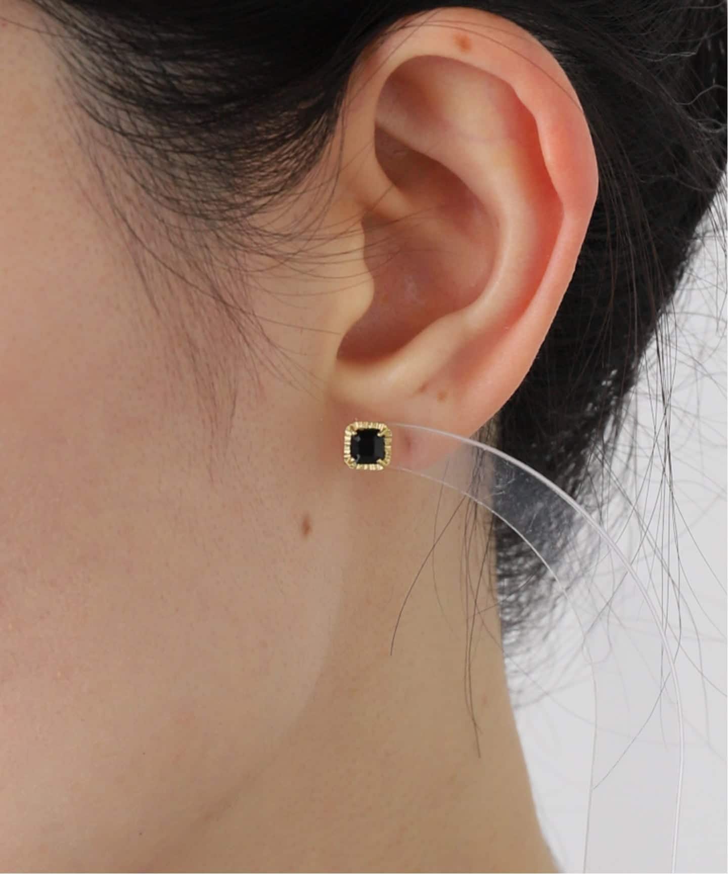 GIGI/ジジ Onyx earrings ピアス(両耳) H10082（ピアス（両耳用