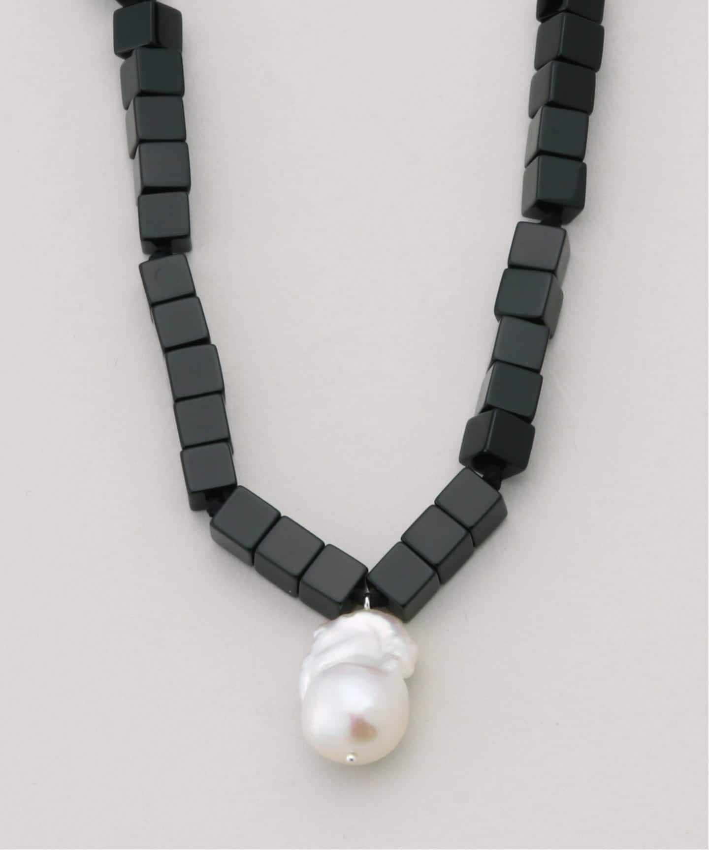 iena リューク　ネックレス Rieuk/リューク Baroque pearl onyx nl ネックレス NC59-S（ネックレス