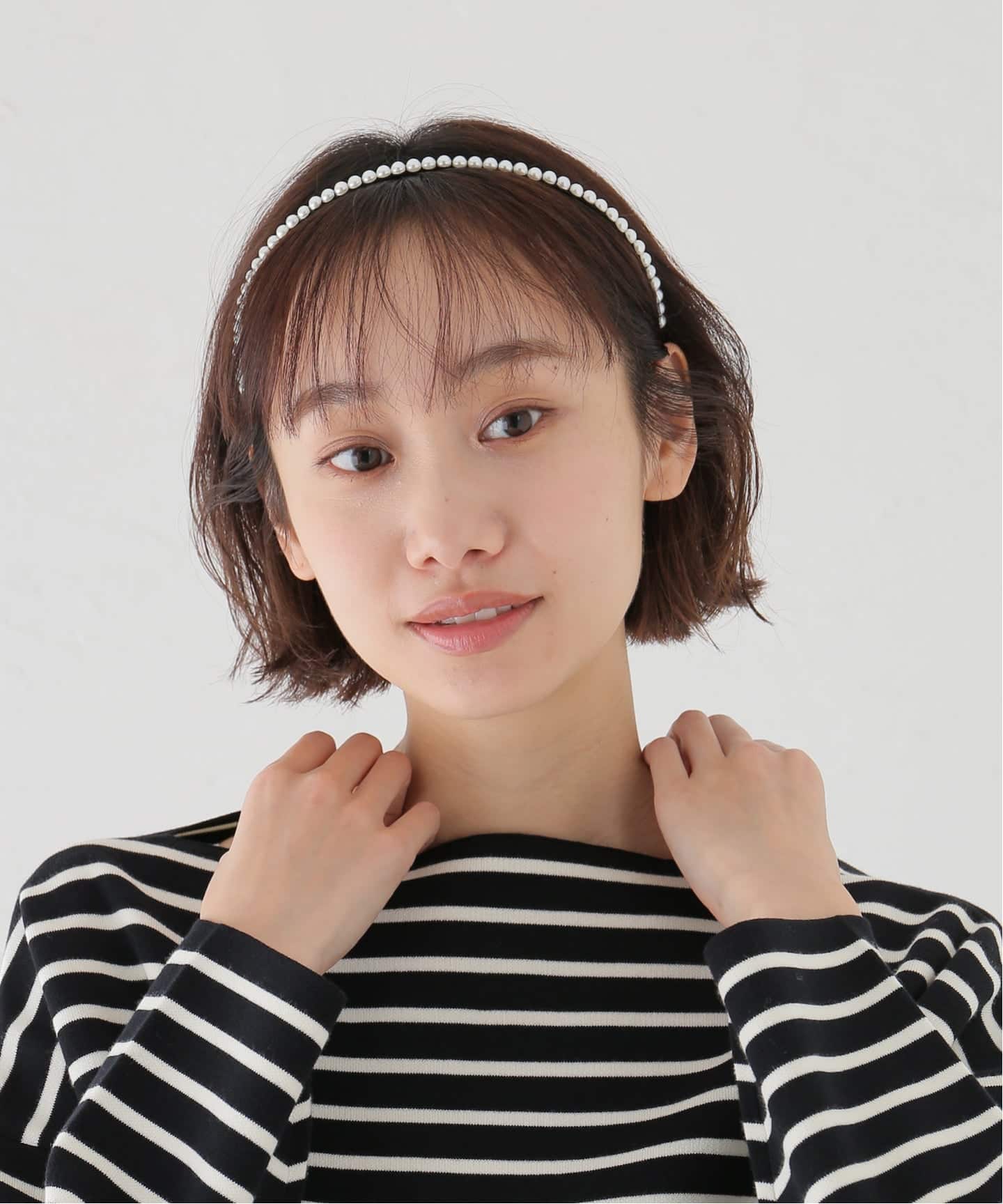 SCHO/ショー PEARL HAIRBAND ヘアバンド FW23-HB-TOUT-PRL（ヘア