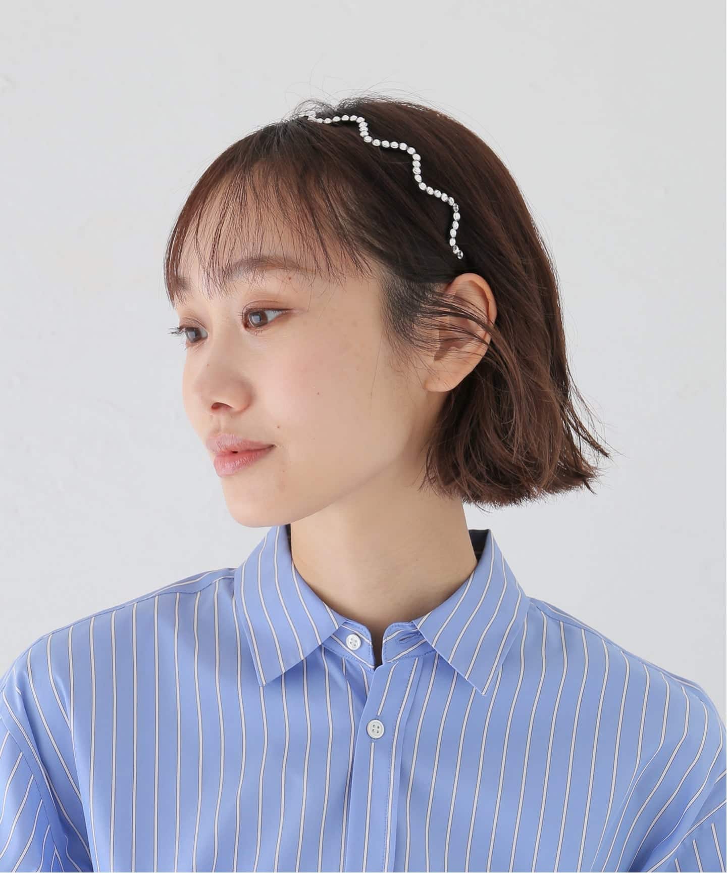 SCHO/ショー CRYSTAL WAVE HAIRBAND ヘアバンド FW23-HB-ARIEL-CRST-T