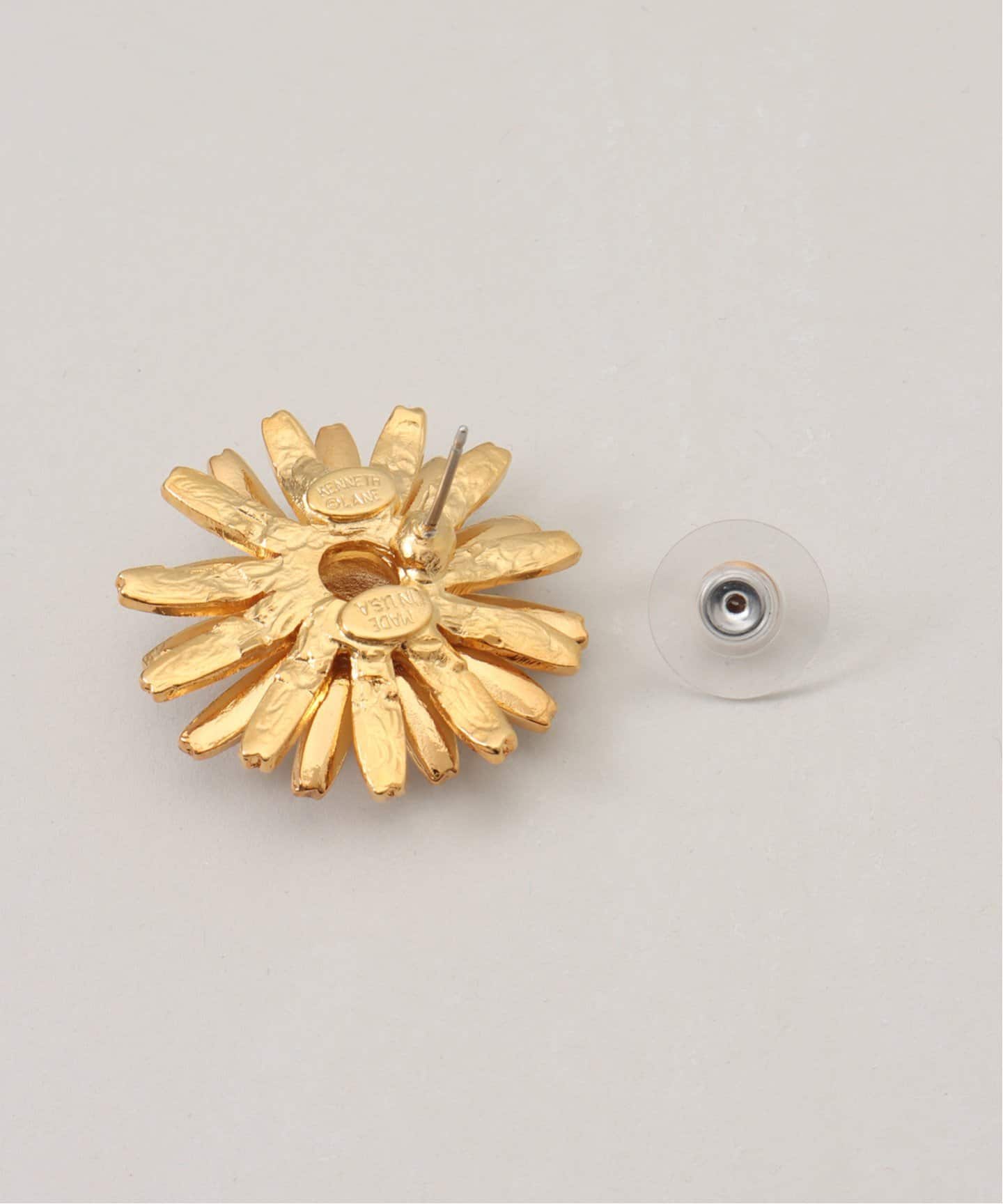 Kenneth Jay Lane/ケネス ジェイ レーン FLOWER PIERCE ピアス