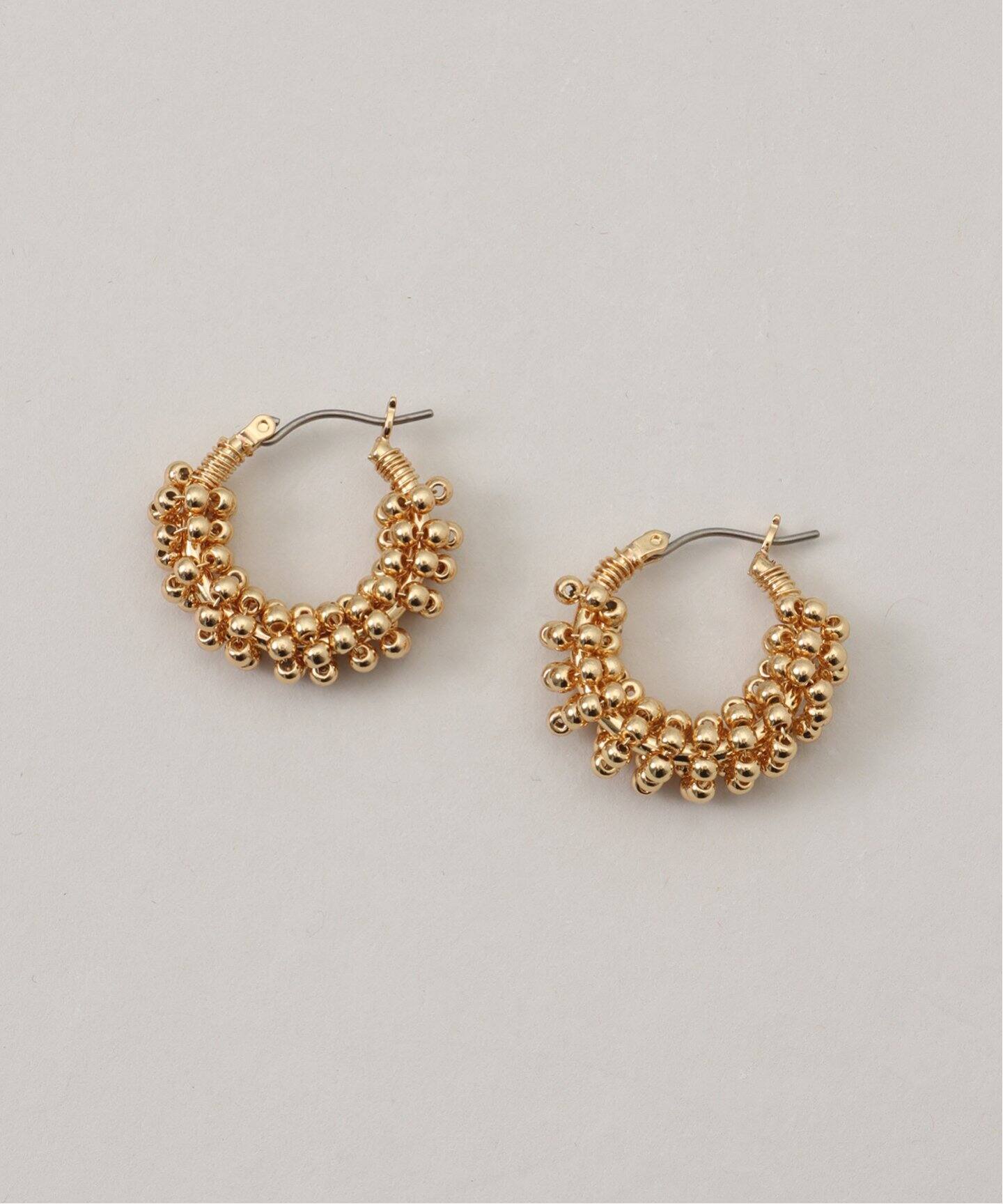 新品☆Kenneth Jay Lane☆美しいフープピアスゴールドトーン☆贅沢な