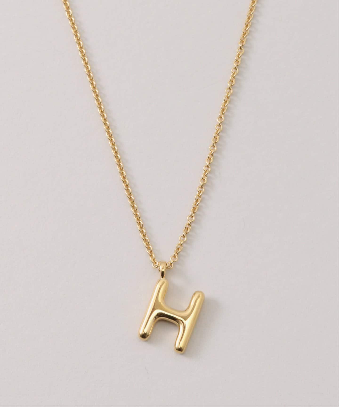 JOSEPHINE STUDIO/ジョセフィン・ストゥディオ LETER CHARM SMALL H ネックレス