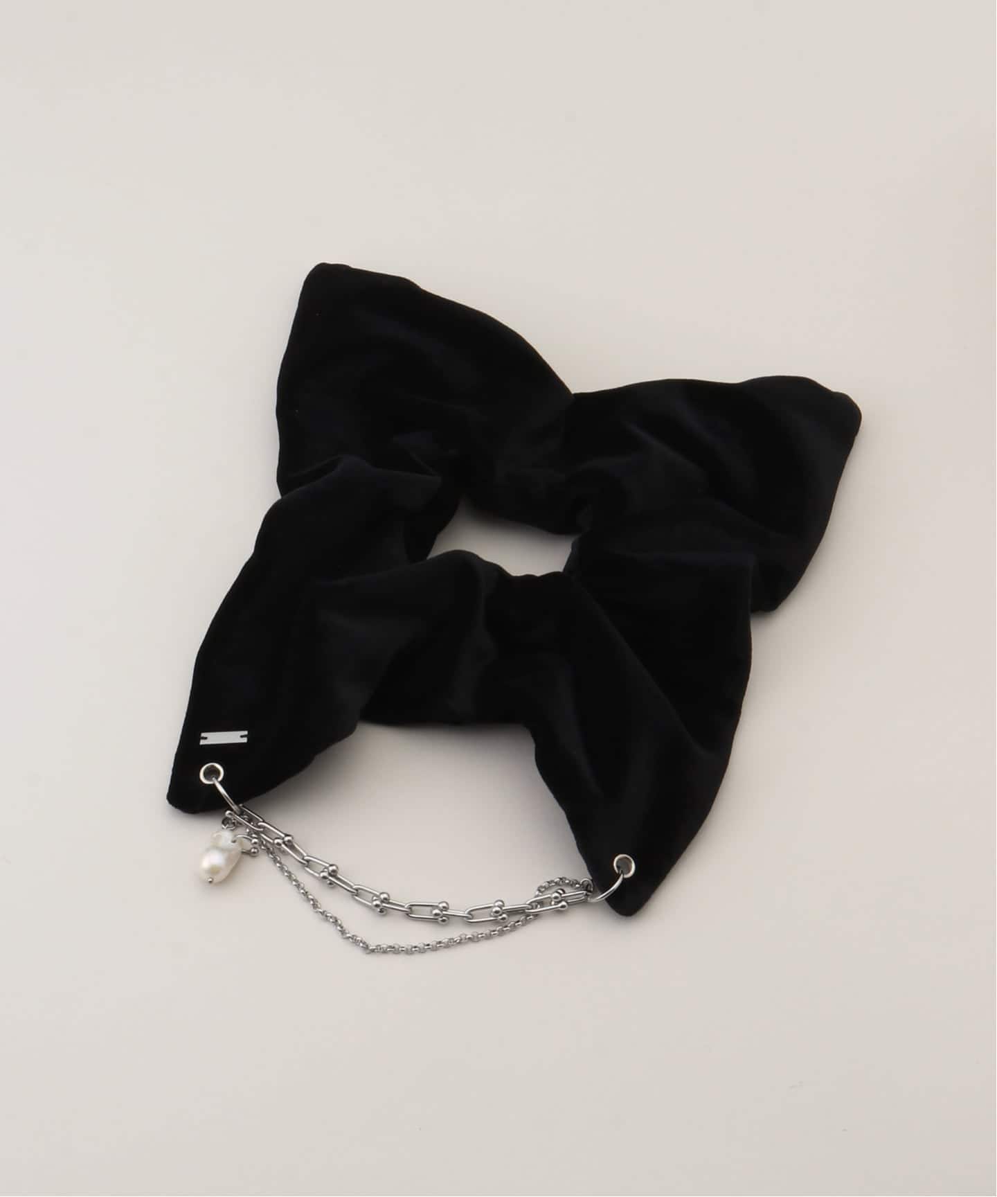 HEYEP/ヘイップ Velour Square Pearl Scrunchie-M シュシュ HP13225