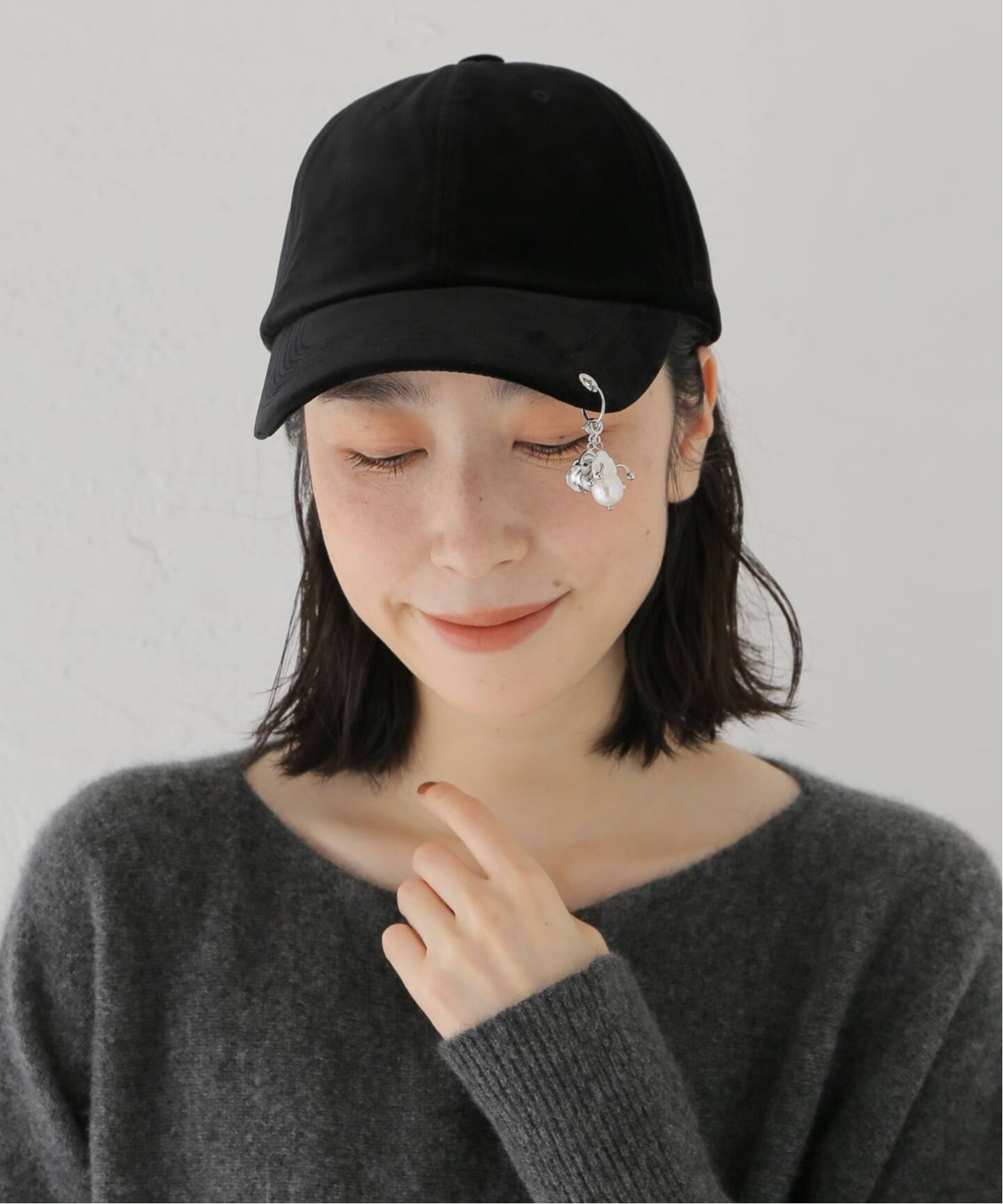 HEYEP/ヘイップ Velour Pearl Cap キャップ HP13325（キャップ）｜IENA