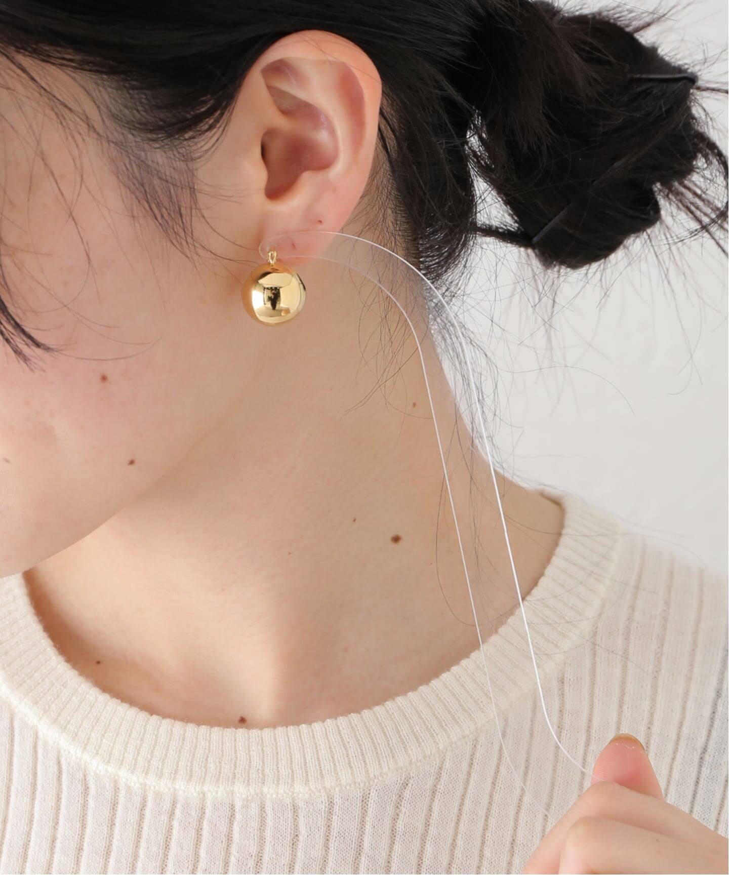 LIÉ STUDIO リエスタジオ フープピアス ゴールド（金色）系 LIE STUDIO(リエスタジオ) ピアス