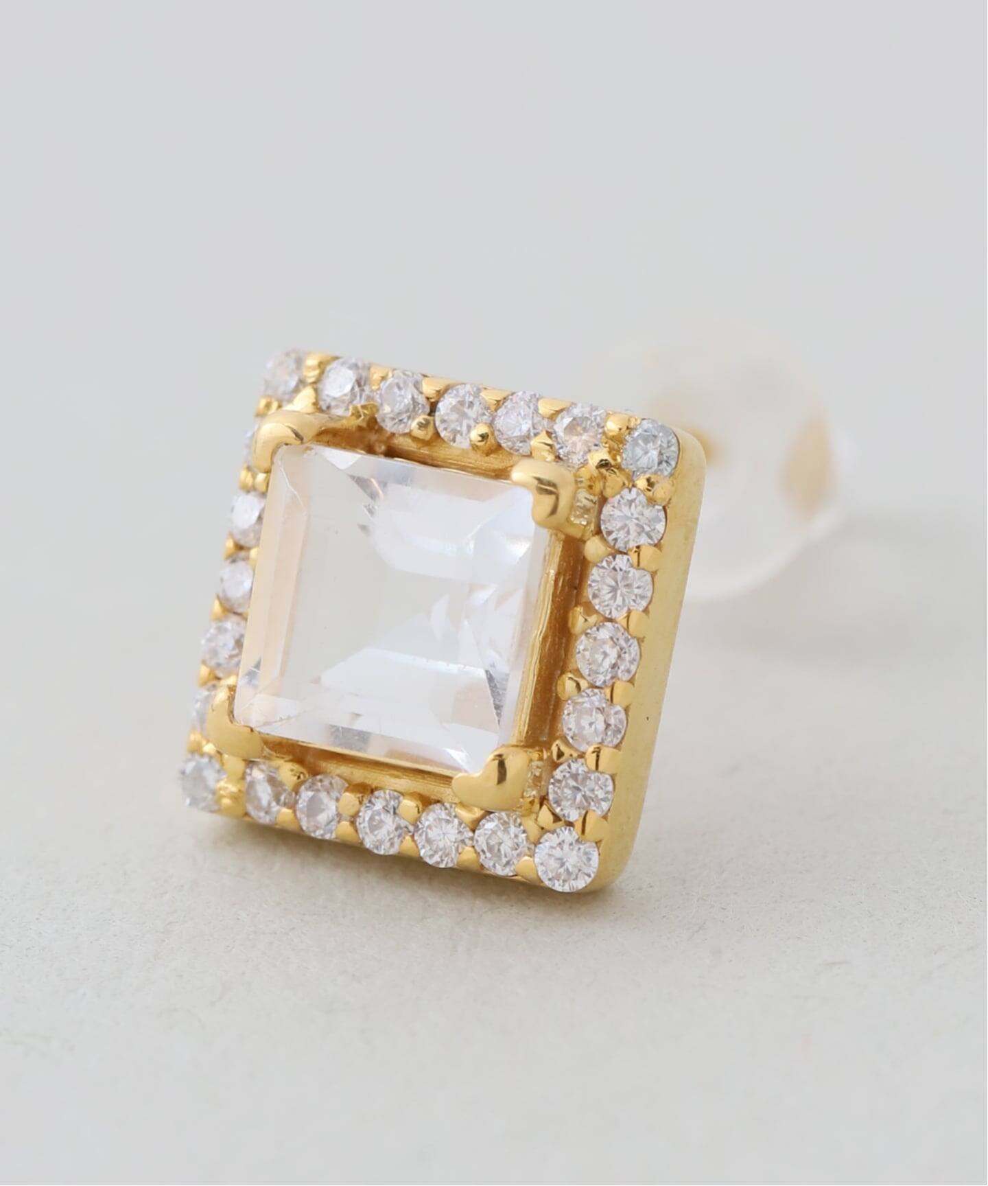 ODUL/オジュール SLOBE別注 スクエアカットピアス（ピアス（両耳用