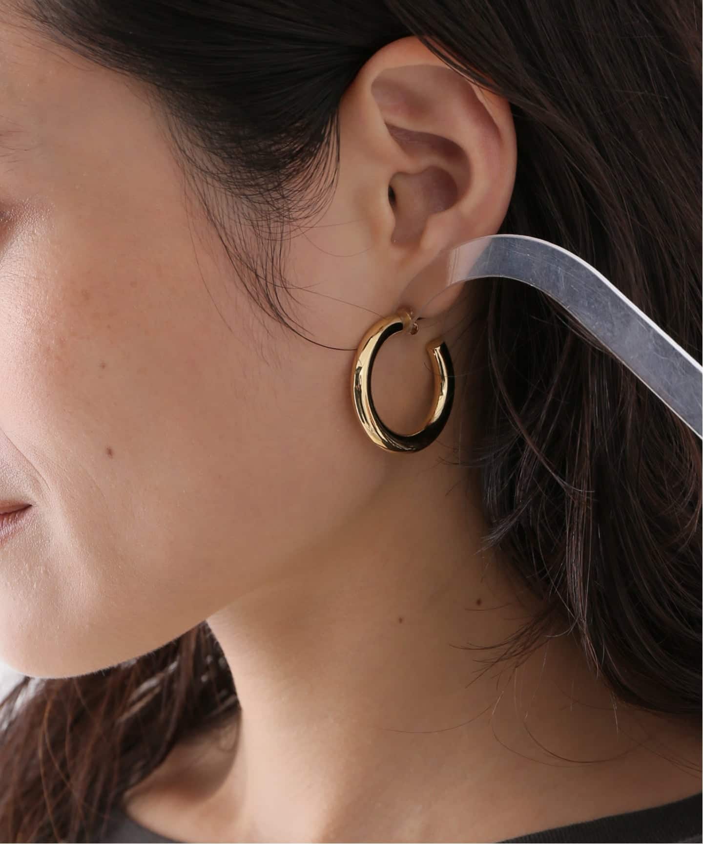 LOUISE DAMAS/ルイーズダマス フープピアス CHA-6（ピアス（両耳用