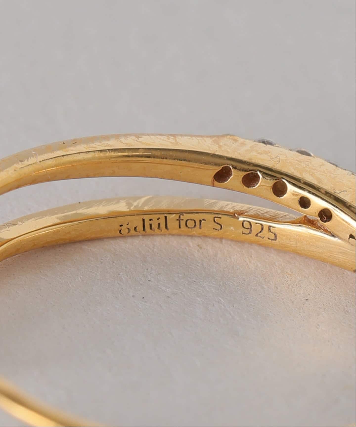 WEB限定サイズあり》ODUL/オジュール SLOBE別注 クロスリング（リング