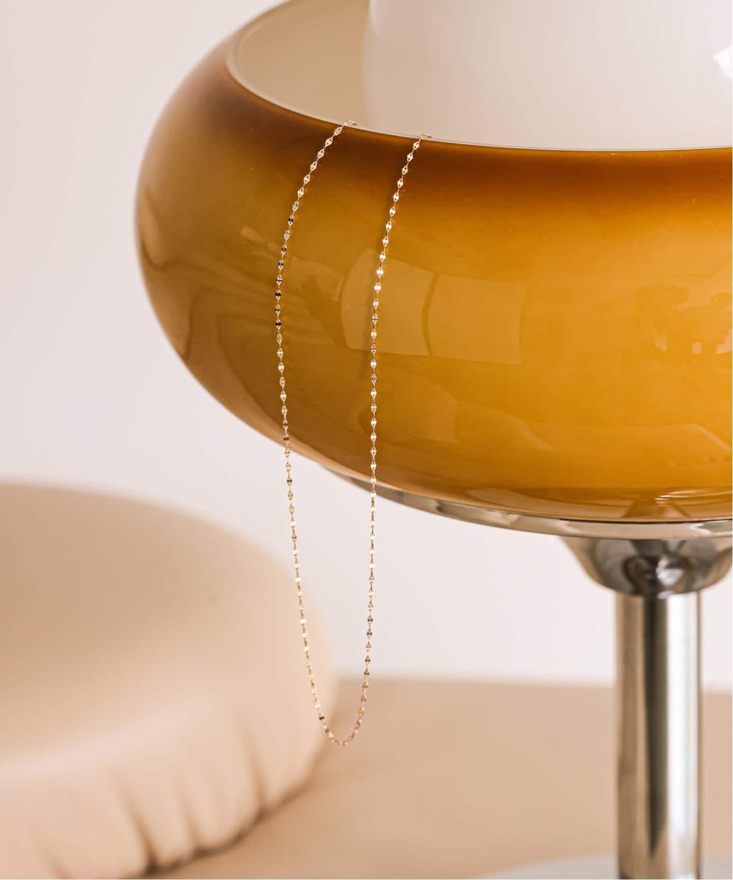 WEB限定/追加3》SLOBE エクレアネックレス37cm K10（ネックレス