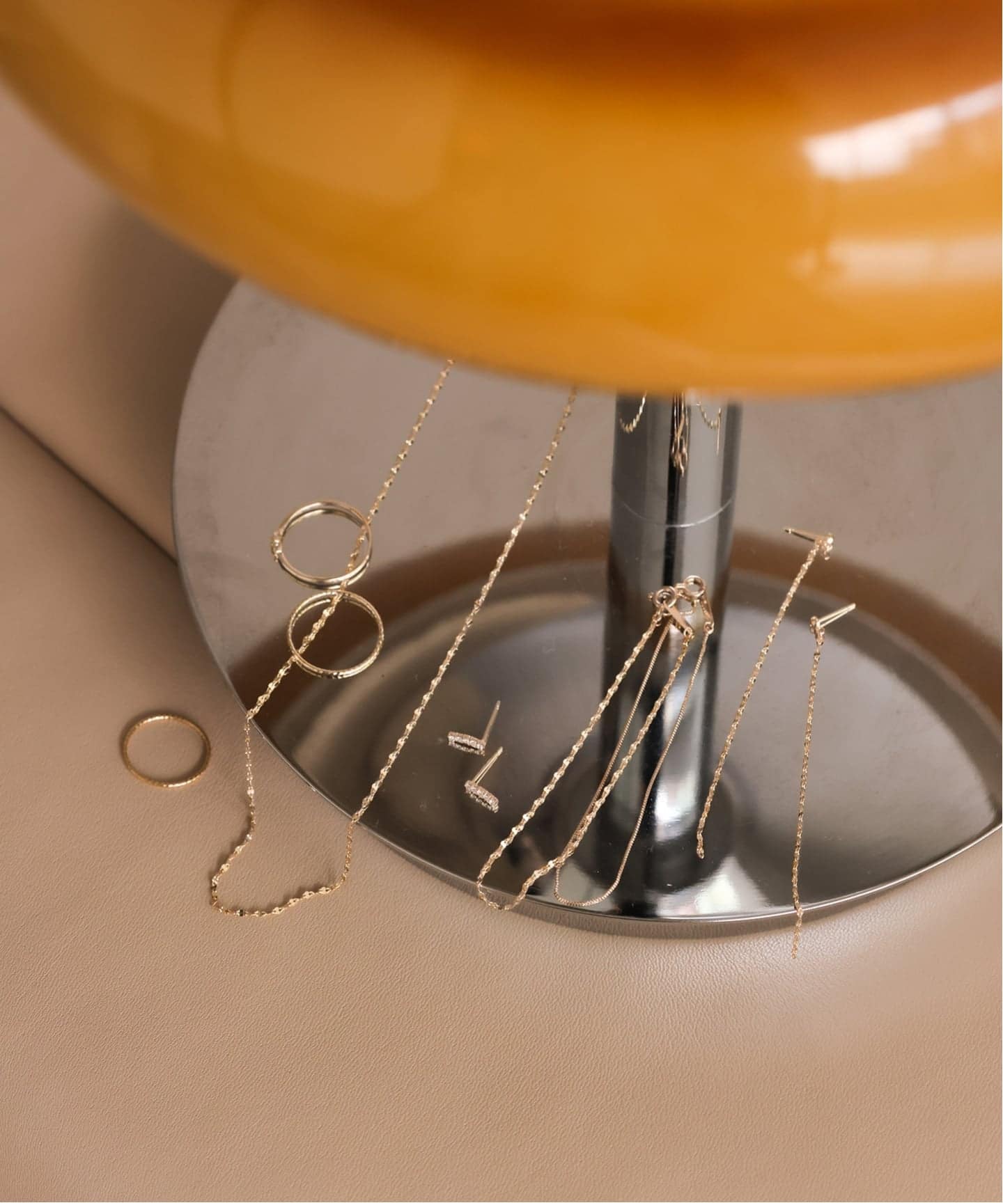 WEB限定/追加3》SLOBE エクレアネックレス37cm K10（ネックレス