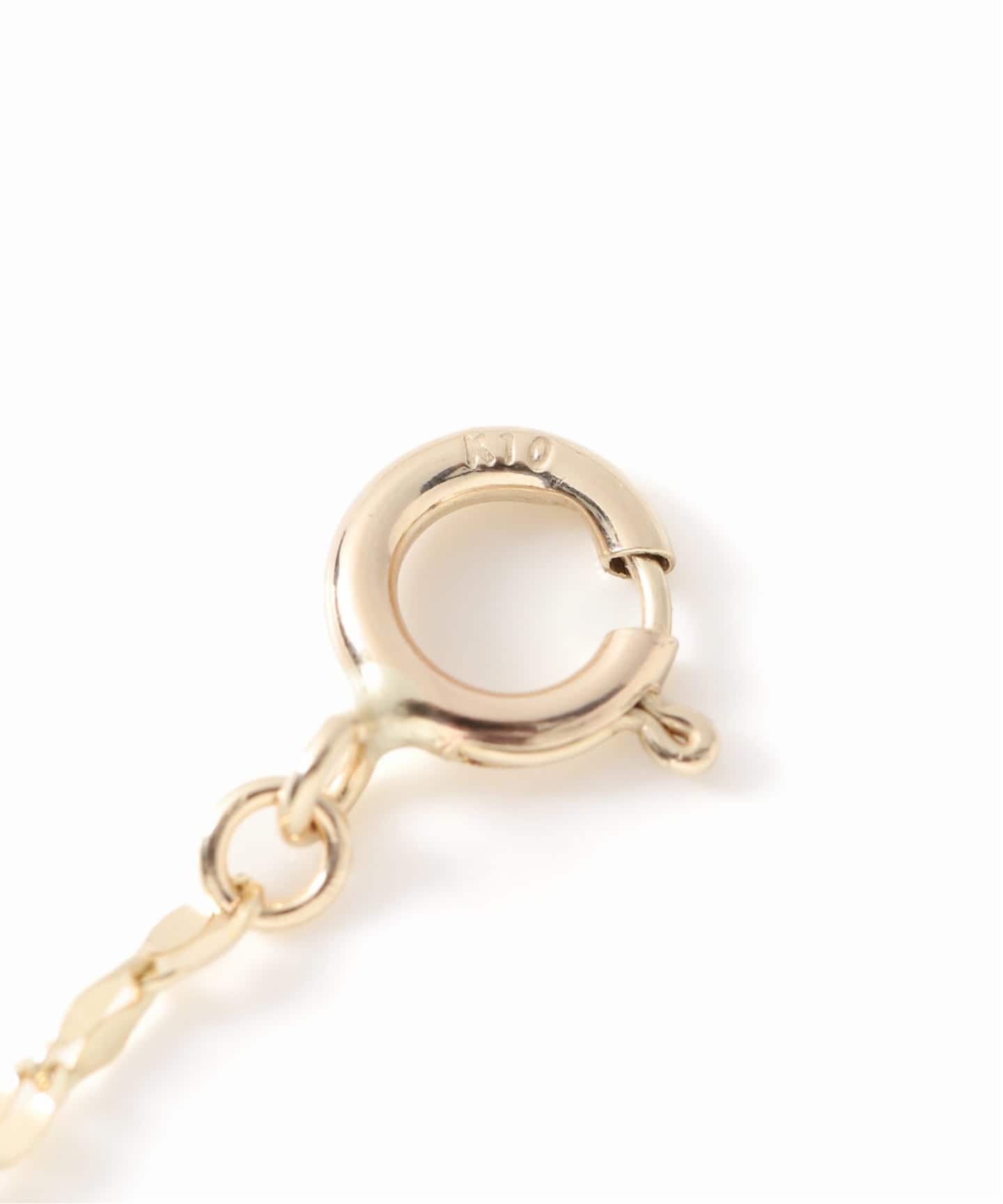 WEB限定/追加3》SLOBE エクレアネックレス37cm K10（ネックレス