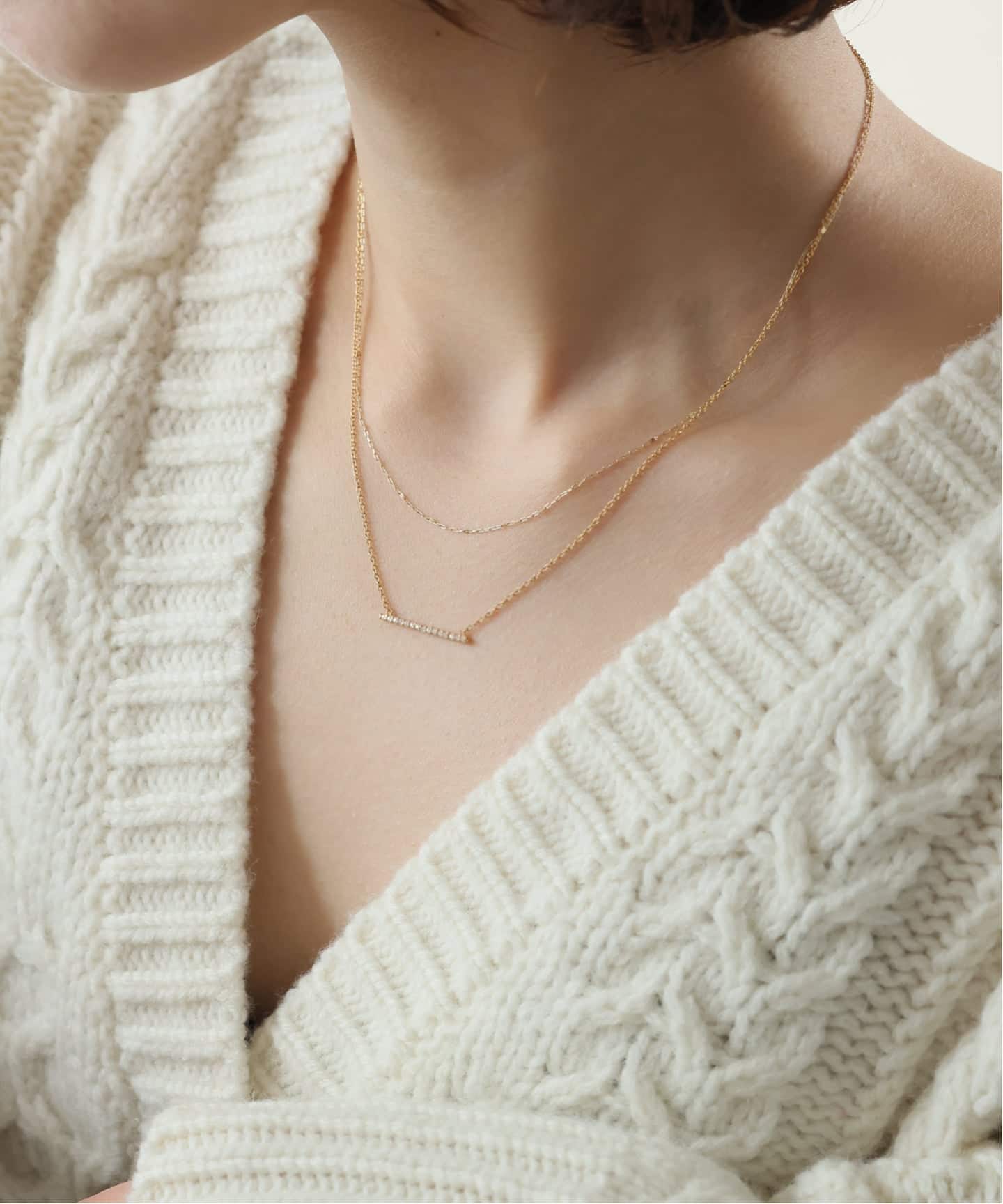 SLOBE ペタルチェーンネックレス K10（ネックレス）｜SLOBE IENA