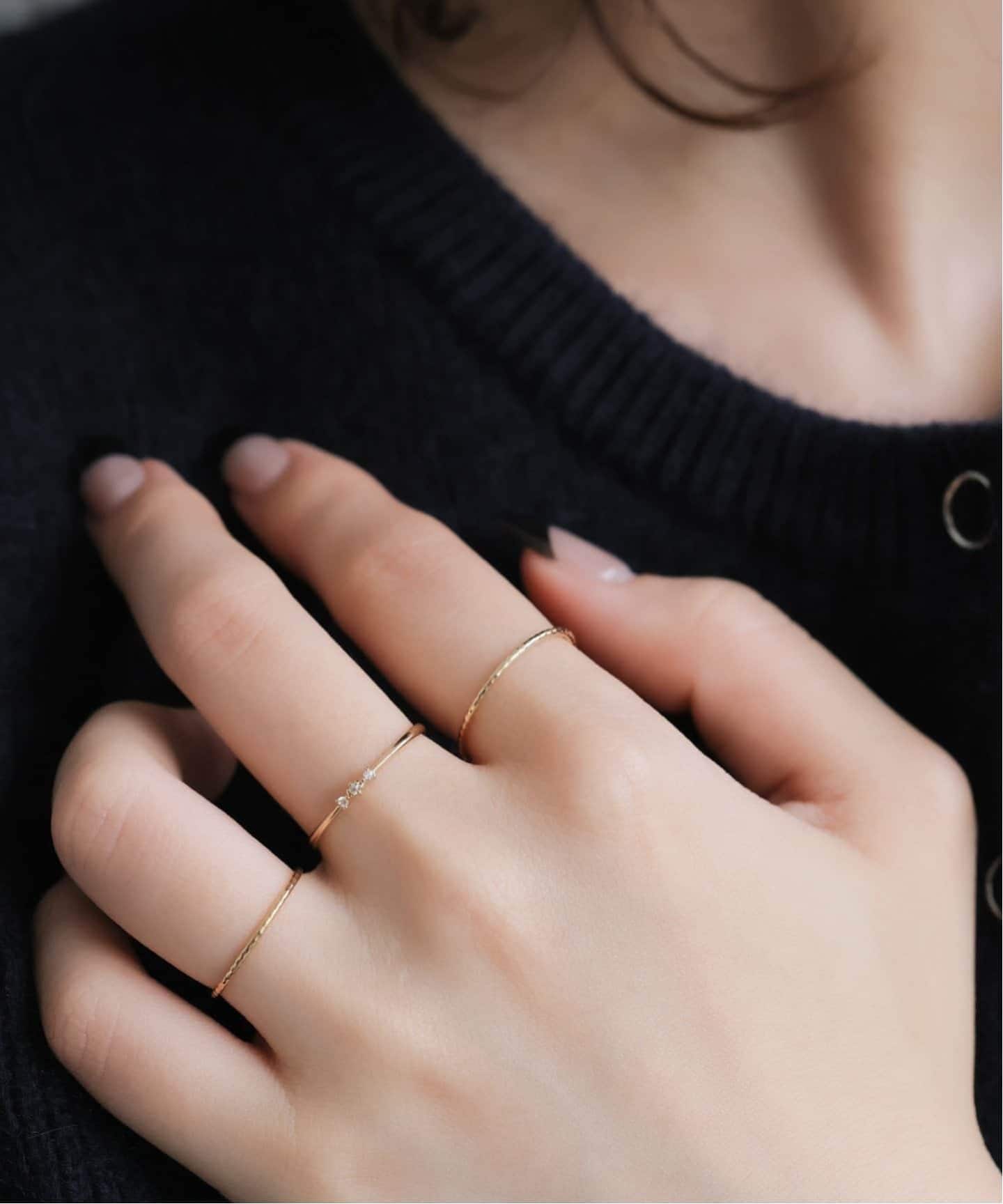 追加2》SLOBE カットワイヤーリング K10（リング）｜SLOBE IENA