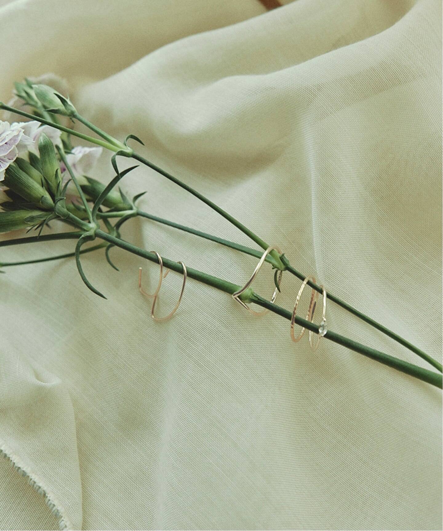 追加2》SLOBE カットワイヤーリング K10（リング）｜SLOBE IENA