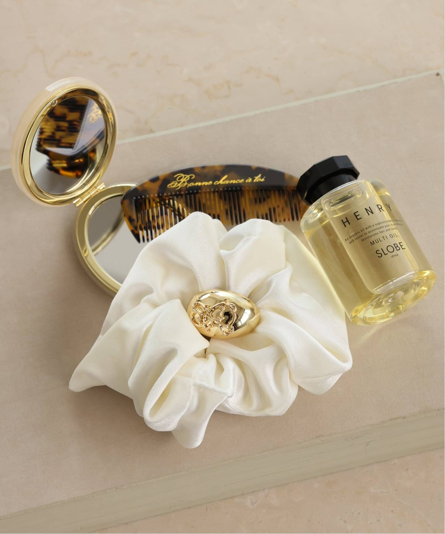 SLOBE IENA Ex-Libris Paris 別注 アクセサリーボックス セット》Ex-Libris Paris SLOBE別注 シュシュ/ヘアゴムセット（ヘア