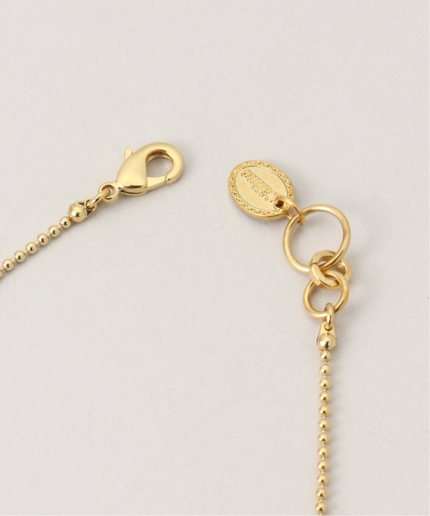 Caline Paris IENA購入 ストーンネックレス Caline Paris/カリンヌ パリ SLOBE別注 パールロングネックレス