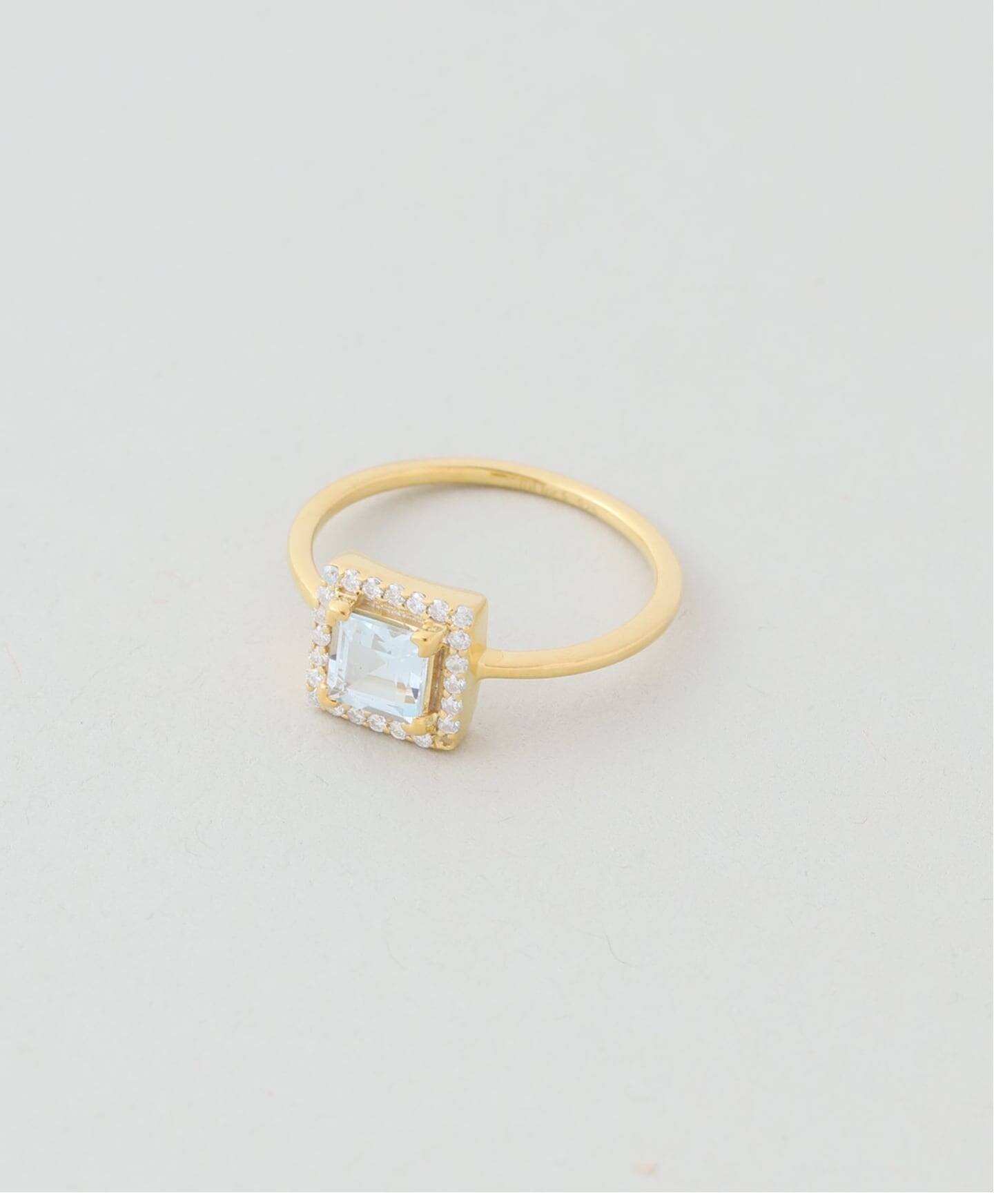 WEB限定/追加》ODUL SLOBE別注 スクエアカットリング（リング）｜SLOBE