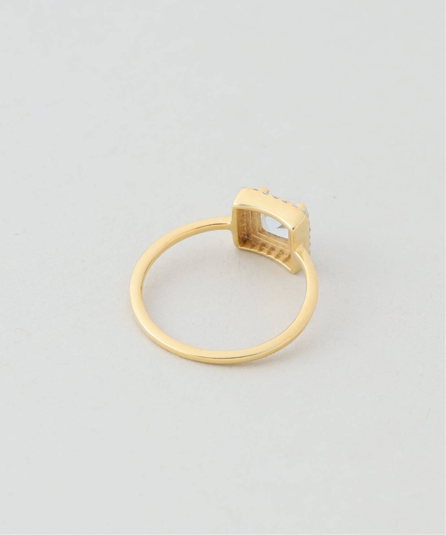 WEB限定/追加予約》ODUL SLOBE別注 スクエアカットリング（リング