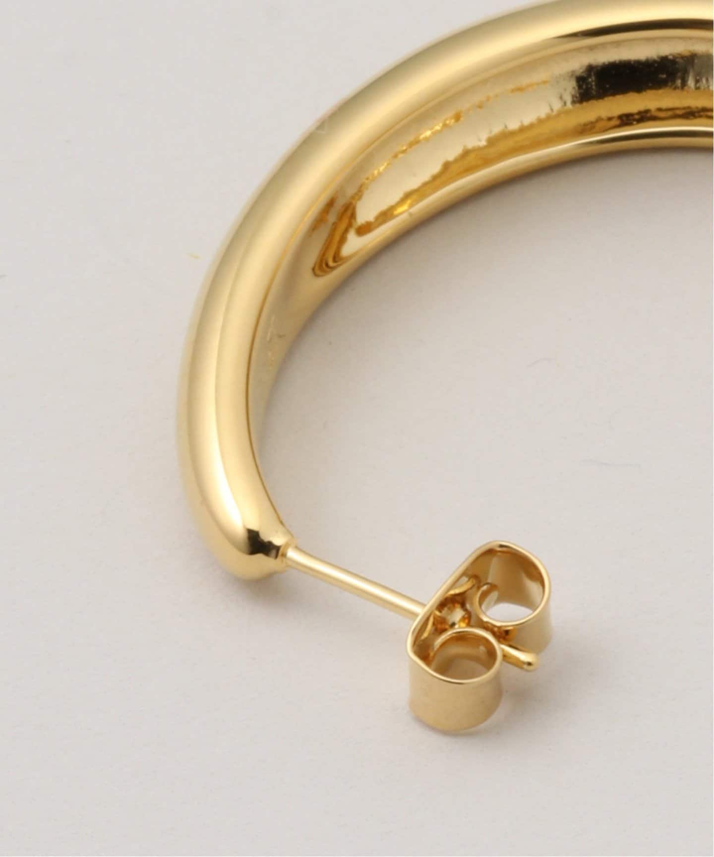 PHILIPPE AUDIBERT ボリュームラウンドピアスGD BO6503:OP