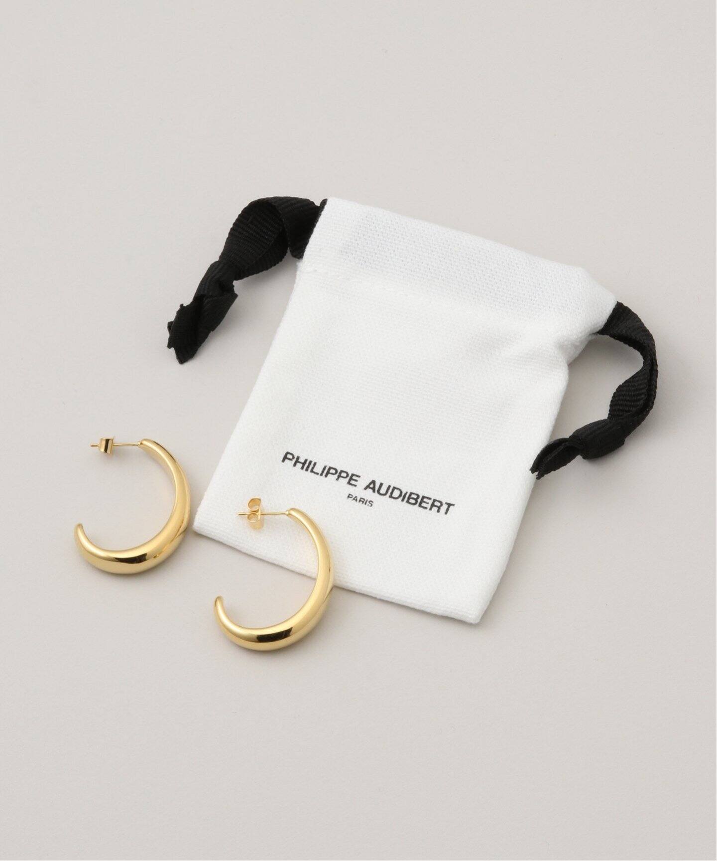 【Philippe Audibert】RIDLEY バイカラー ラウンド ピアス ♪ PHILIPPE AUDIBERT フィリップ オーディベール IVO earring