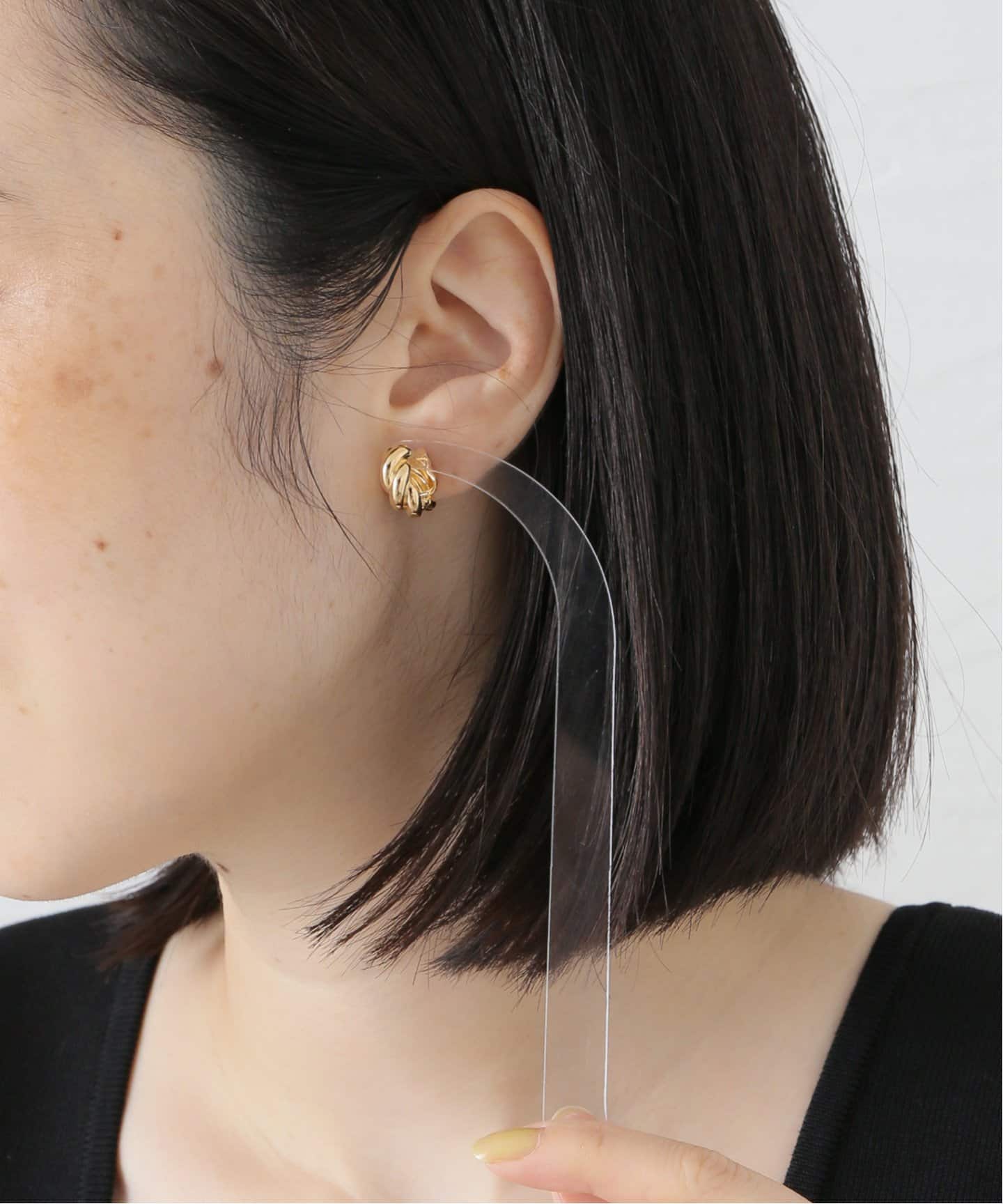 GOLDY/ゴールディ〉カービーフープピアス（ピアス（両耳用