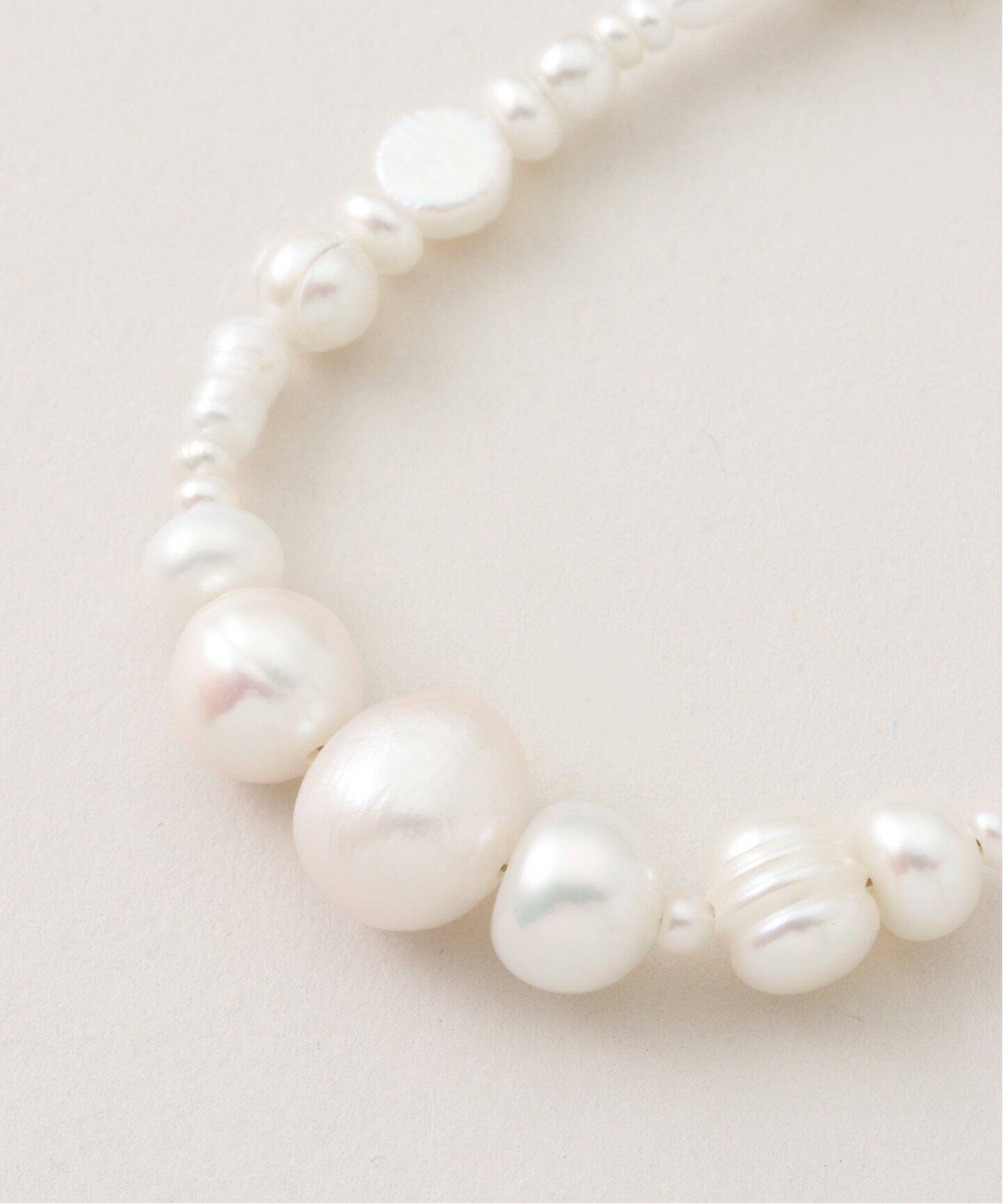Shashi ネックレス キュービックジルコニア シャシ パール SHASHI/シャシ パールネックレス SH-N495（ネックレス）｜SLOBE