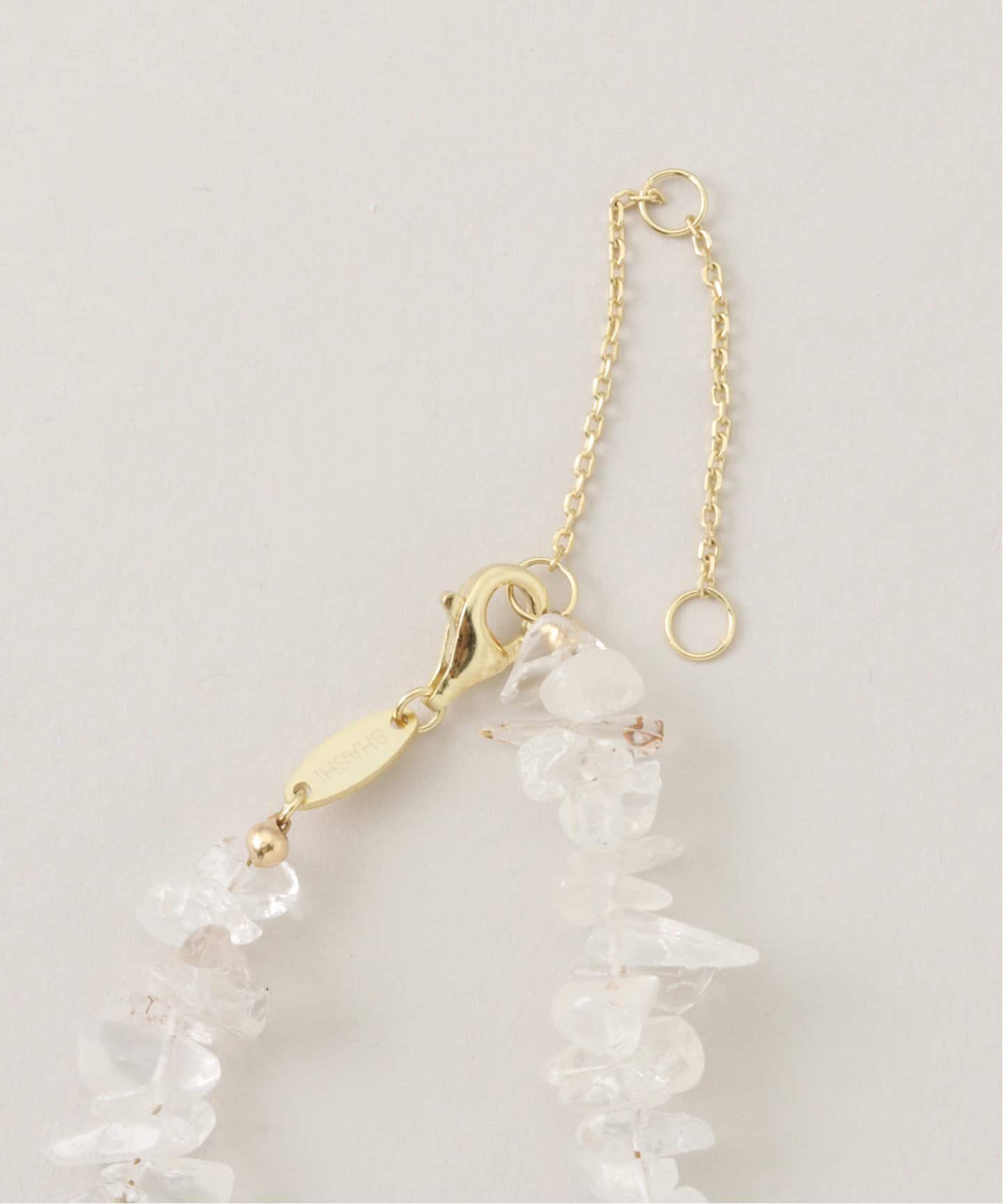 スローブイエナ　SHASHI クリアネックレス SHASHI/シャシ クリアネックレス SH-N578（ネックレス）｜SLOBE