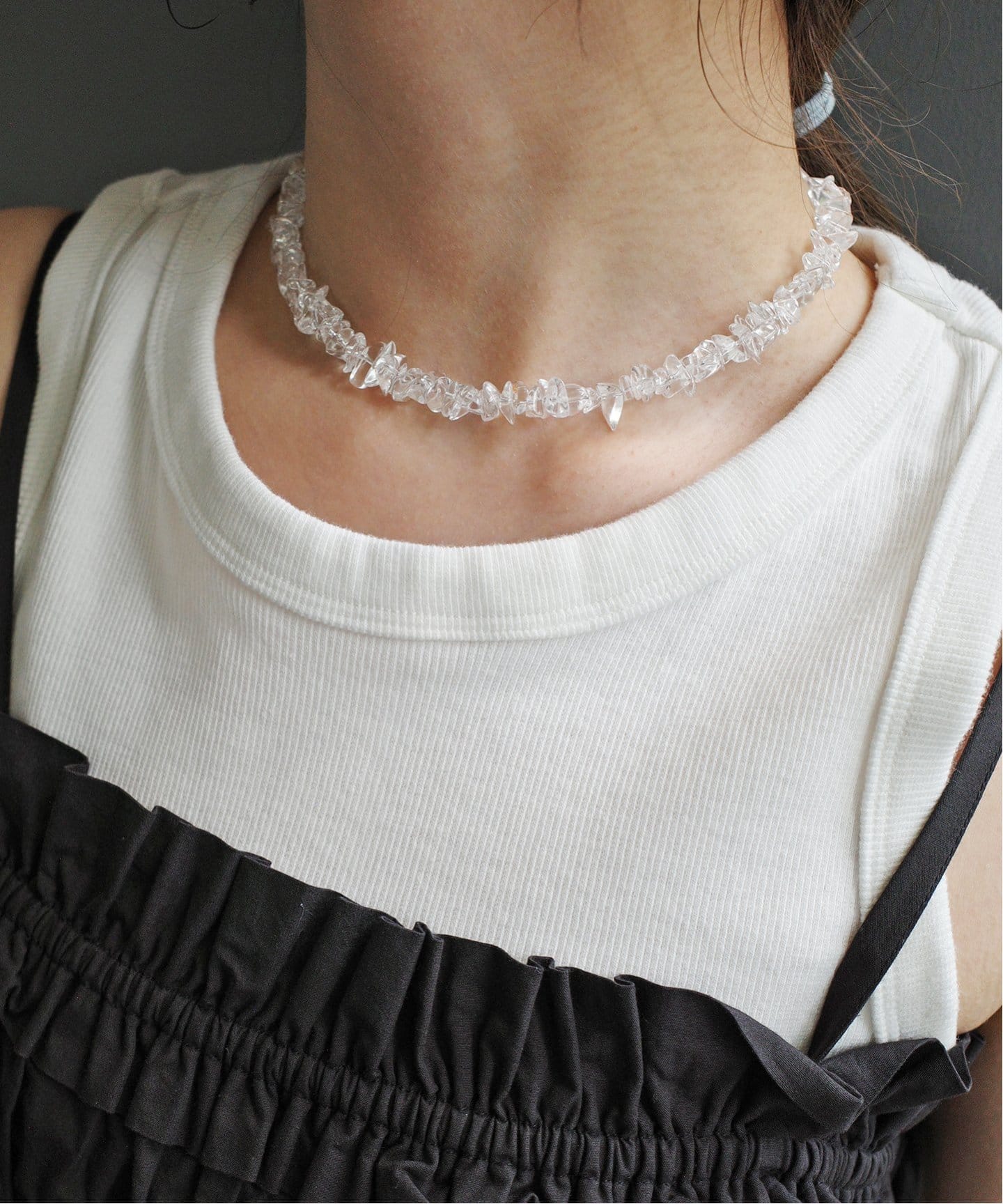 スローブイエナ　SHASHI クリアネックレス SHASHI/シャシ クリアネックレス SH-N578（ネックレス）｜SLOBE