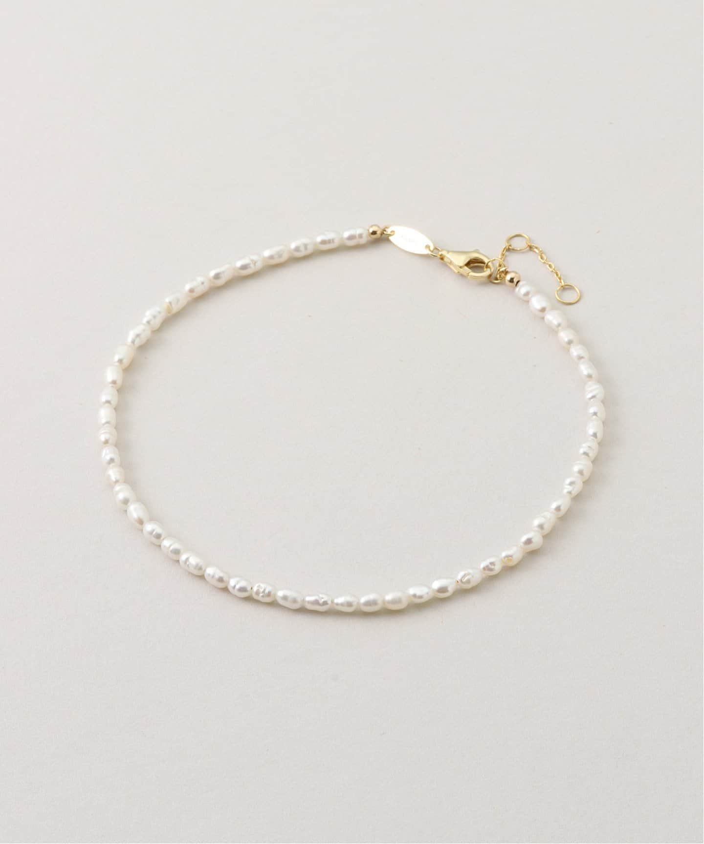 「数量限定 在庫処分セール」 SHASHI/シャシ SLOBE別注 SH-A022 パールアンクレット アクセサリー
