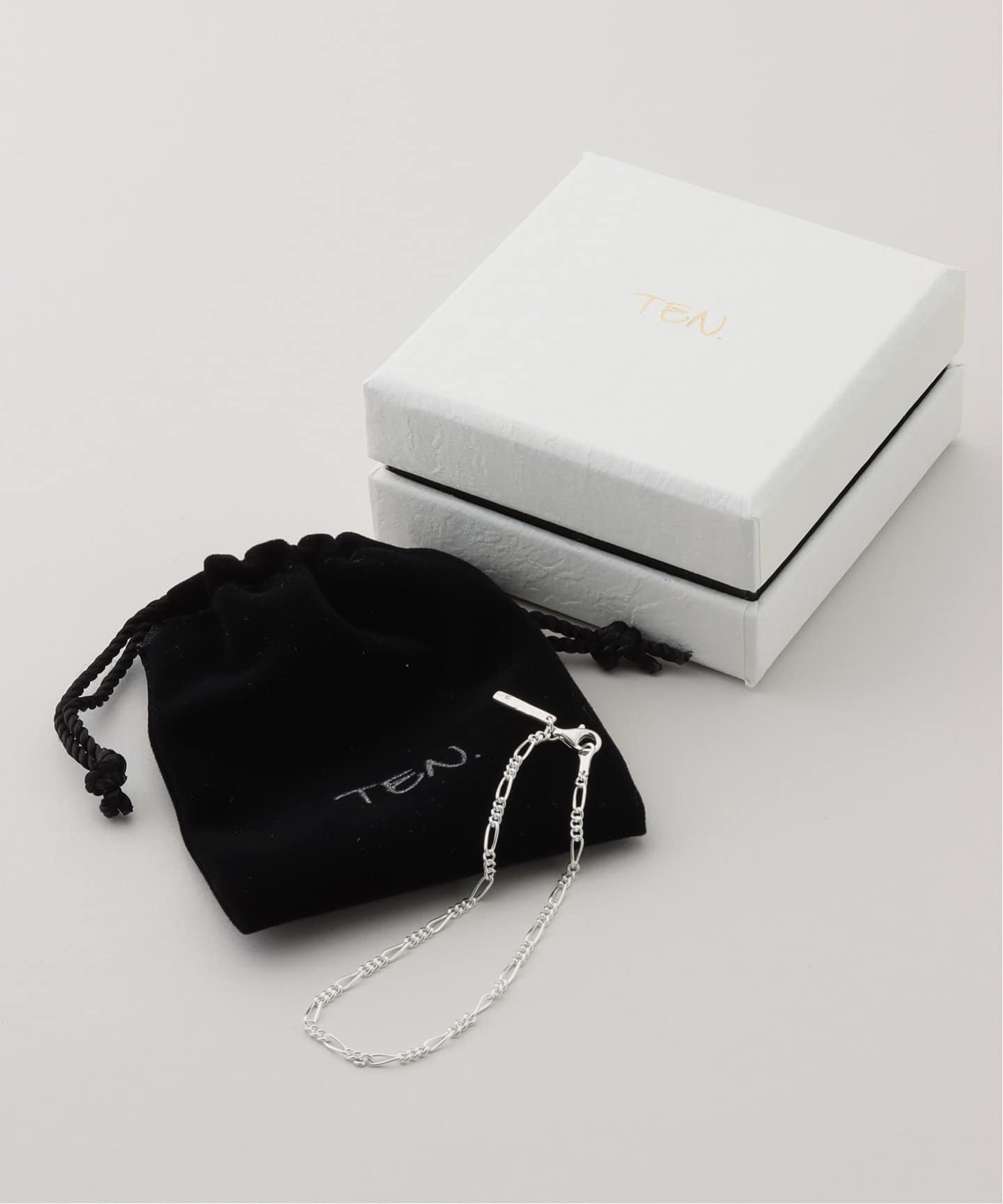 TEN.フィガロチェーンブレスレット SV TEN.｜フィガロチェーンブレスレット SV | Rakuten Fashion(楽天