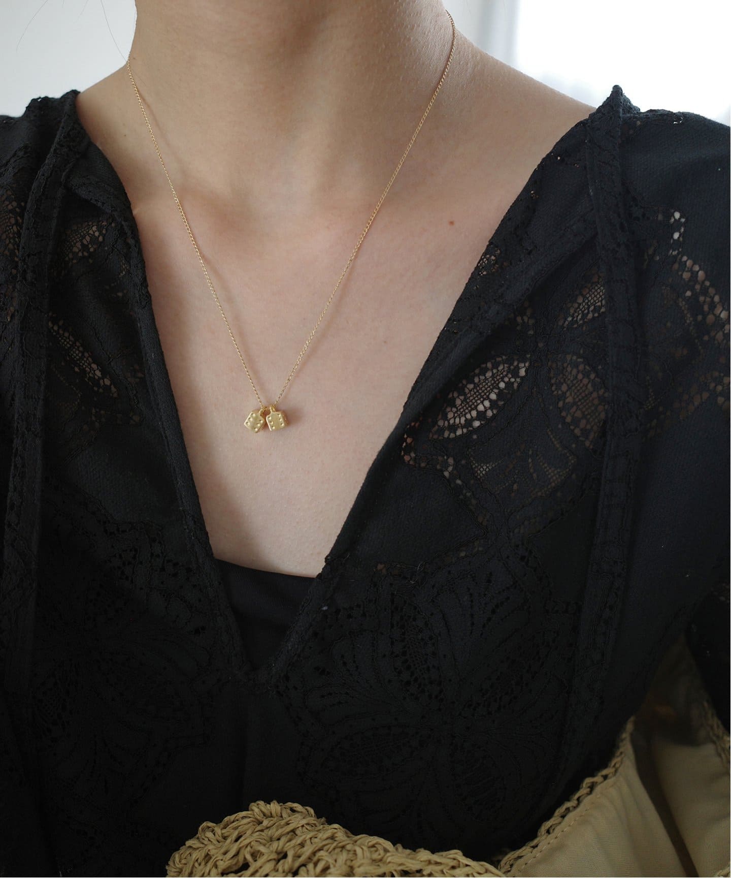 merewif/メアウィフ Diceネックレス DOUBLEDICE NECKLACE